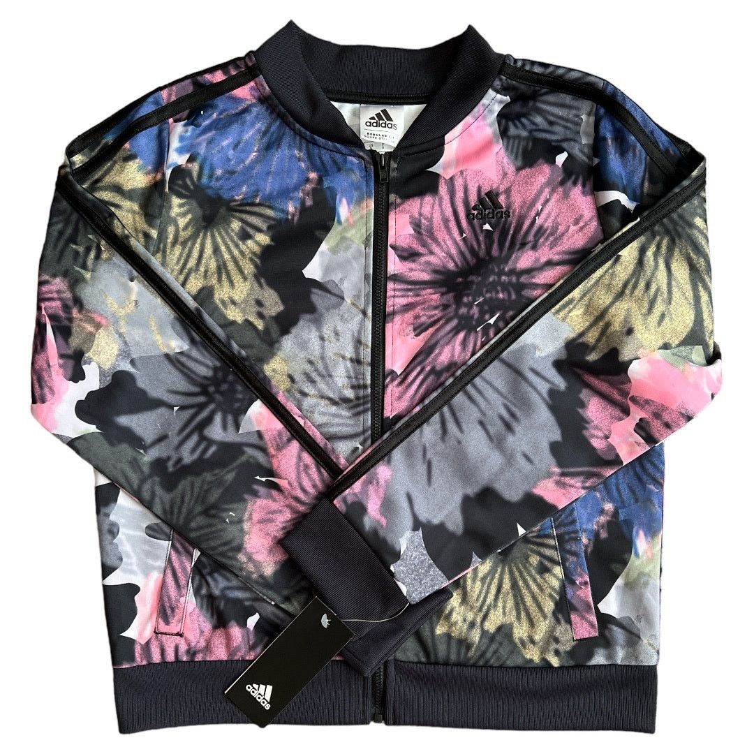 Adidas Adidas Multicolor Long Sleeve Tricot Jacket, Girls L(14) Size L / US 10 / IT 46 - 3 Thumbnail