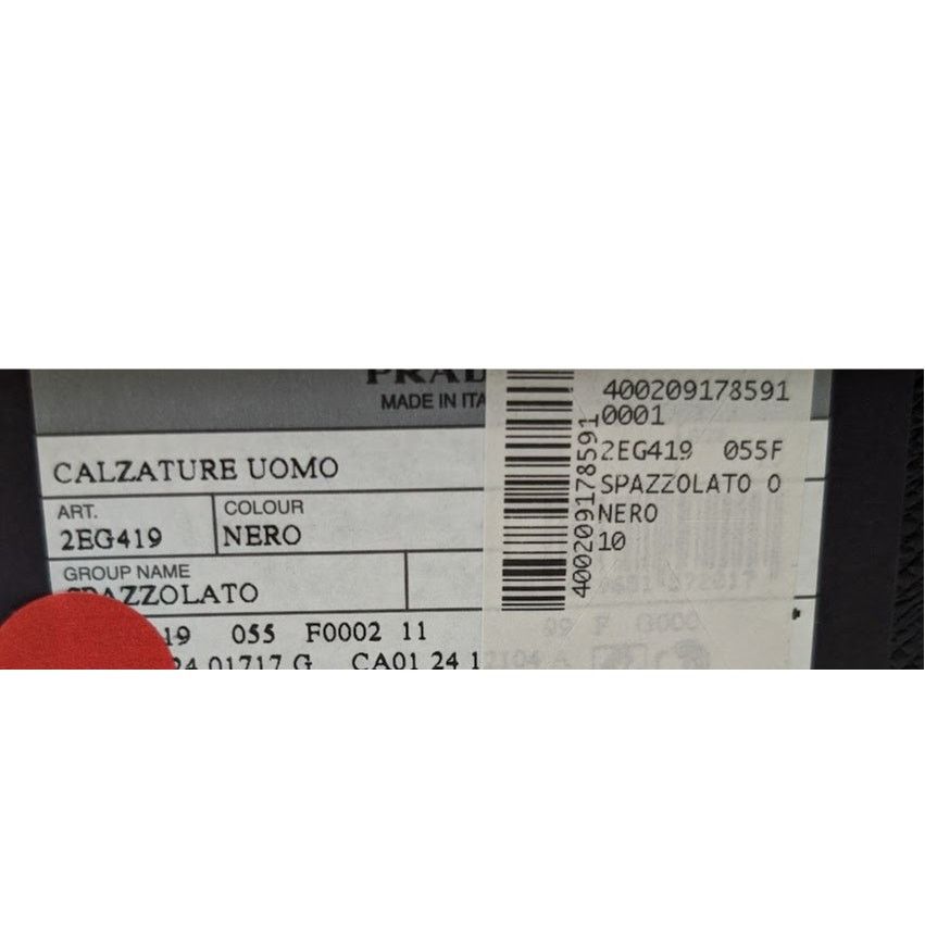 Prada o1rshd1 Calzature Uomo Shoes in Nero Size US 11 / EU 44 - 12 Thumbnail