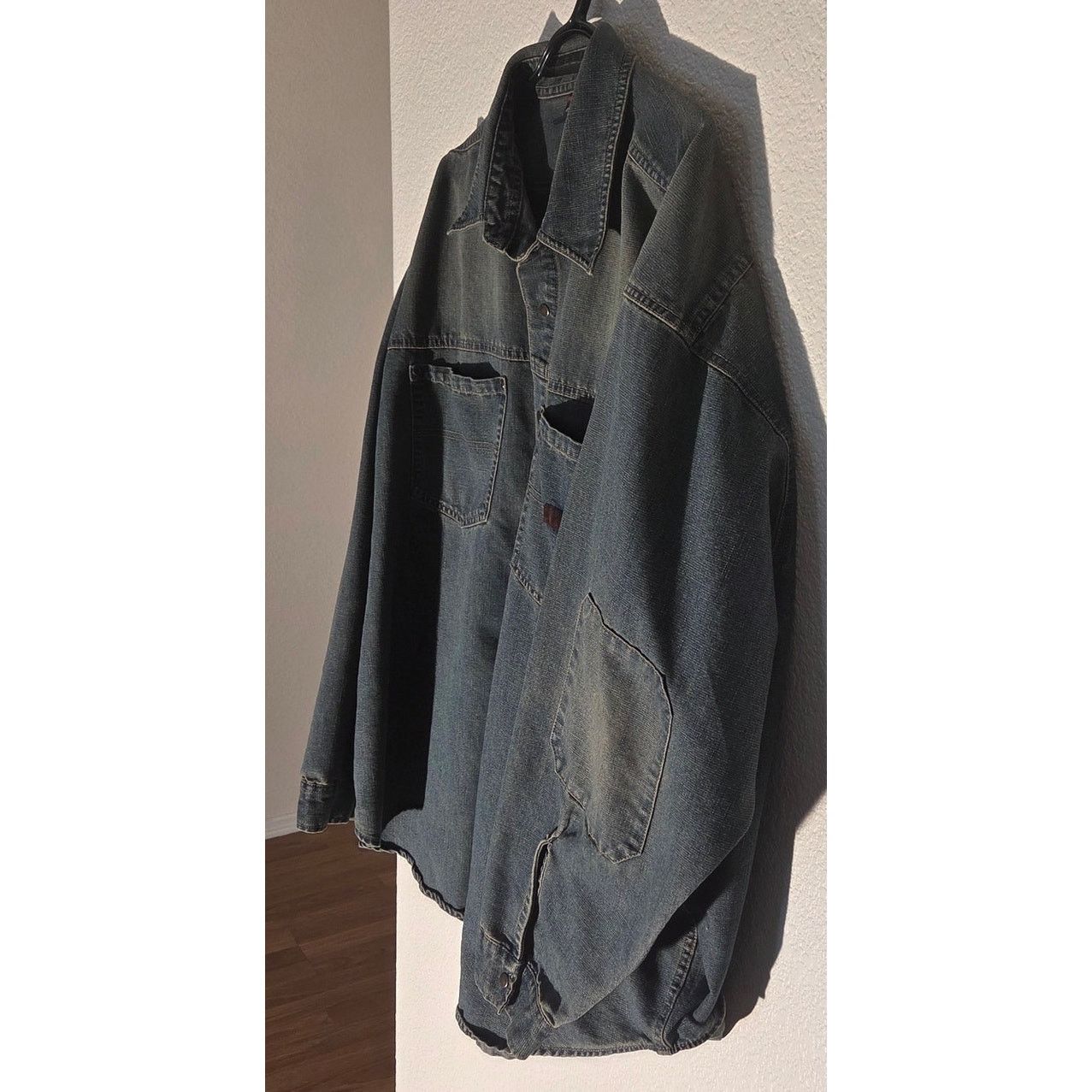 Bugle Boy Vintage Bugle Boy Blue Jean Shirt - Men's XXL Size US XXL / EU 58 / 5 - 5 Thumbnail