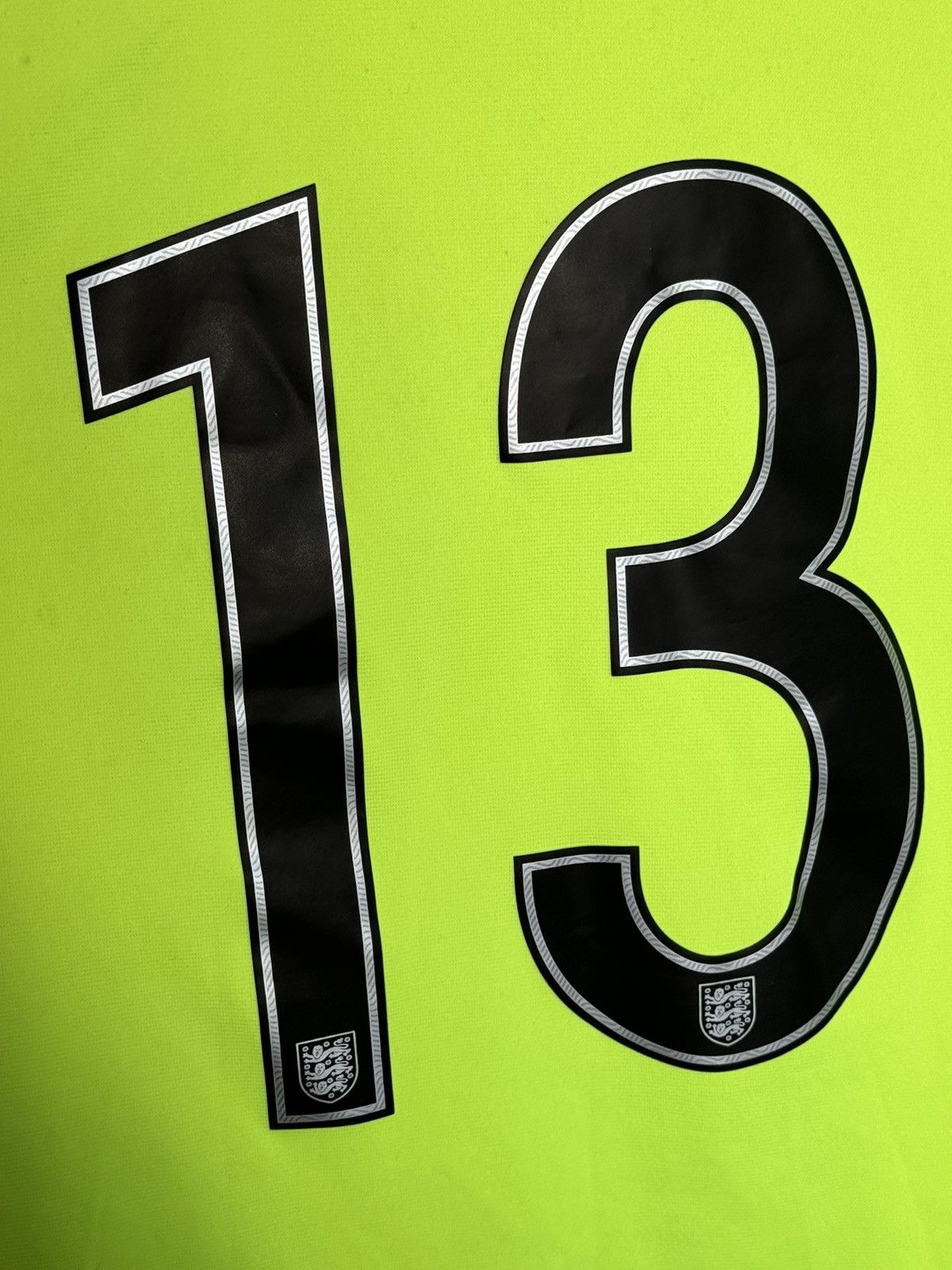 Nike England 16/17 Goalkeeper Match Worn Football Jersey T-Shirt Size US L / EU 52-54 / 3 - 4 Thumbnail