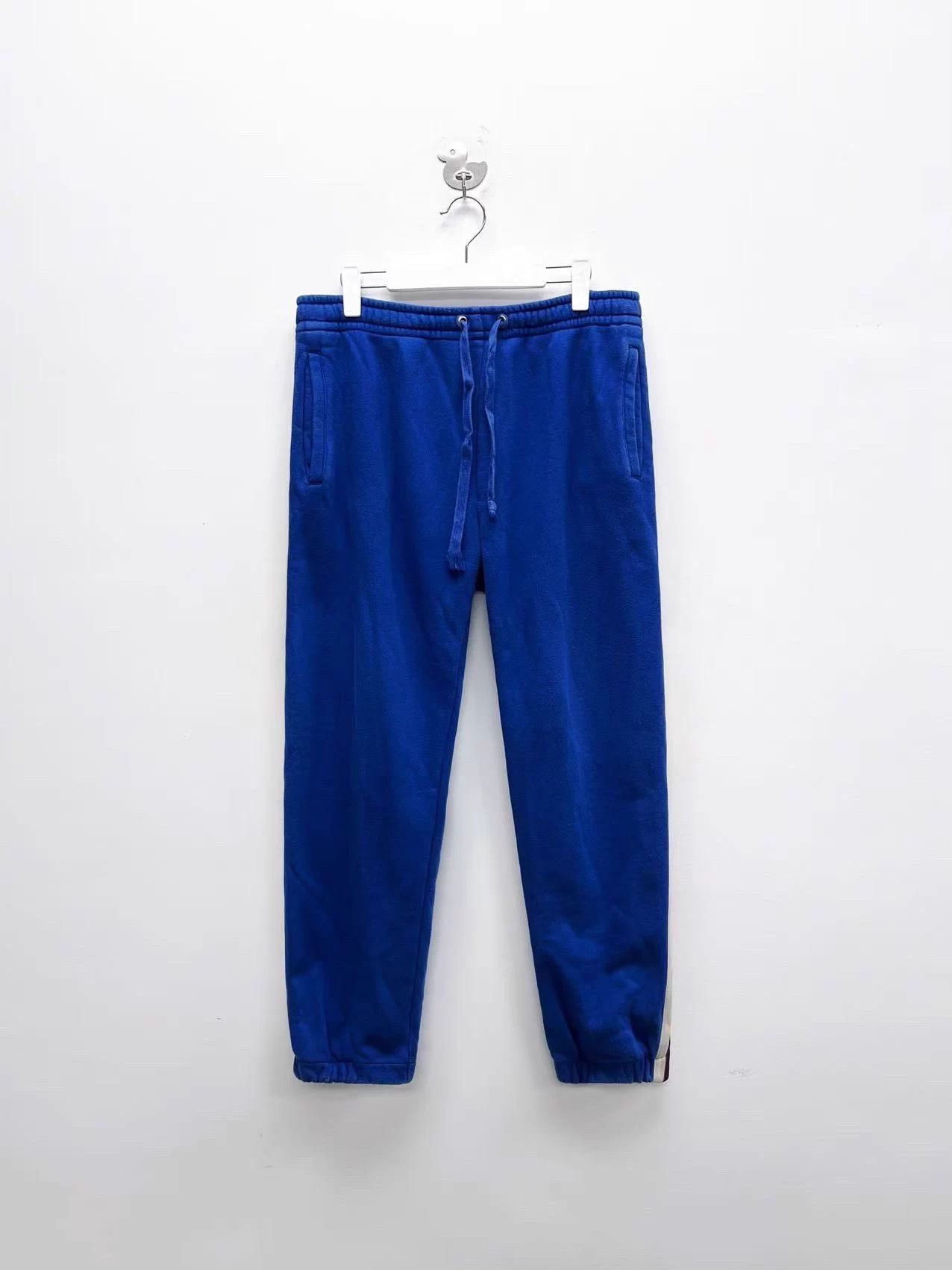 Gucci Gucci Blue Side Logo Knit Track Pants XL Unisex Size US 42 / EU 58 - 1 Thumbnail