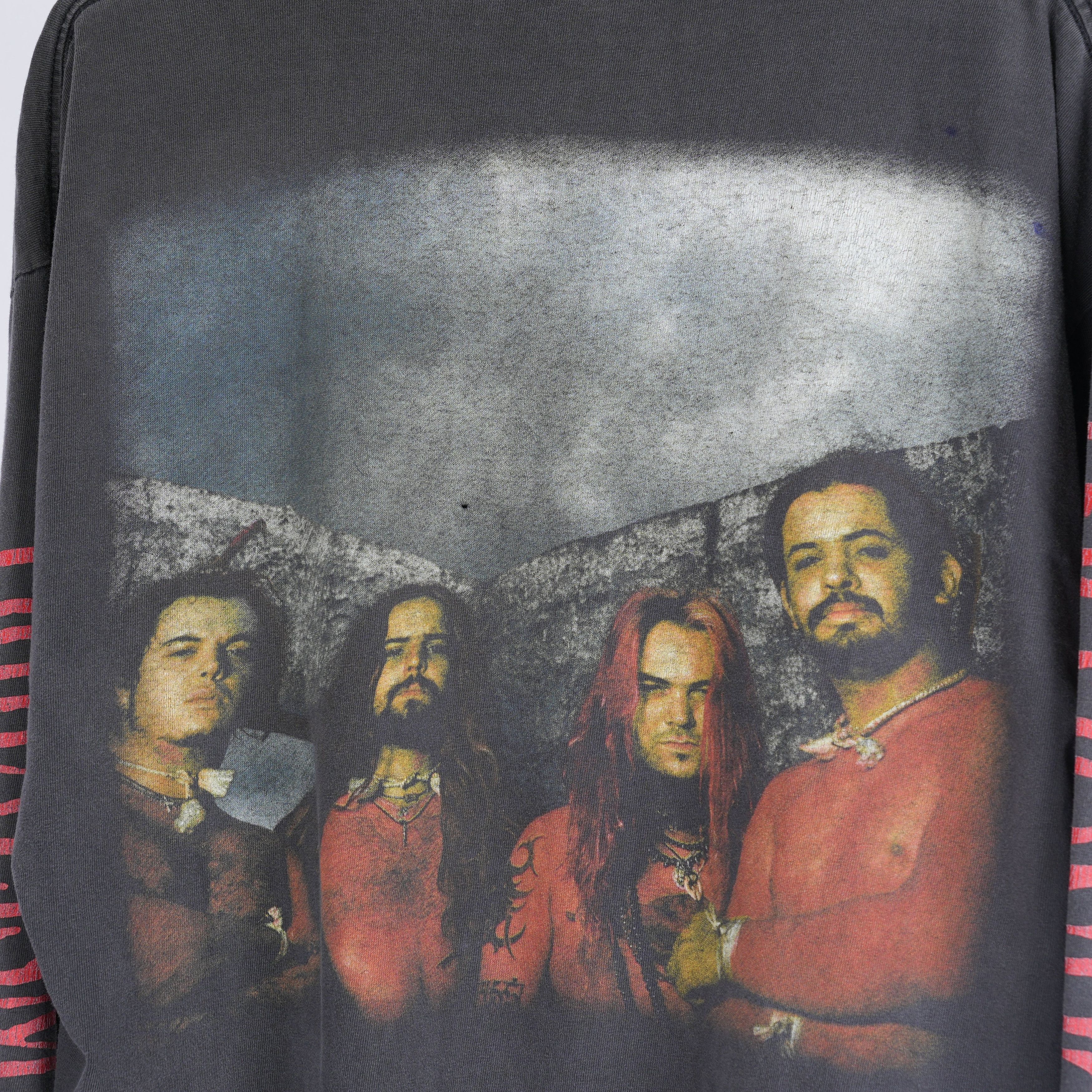 Vintage VINTAGE SEPULTURA FADED BLUE GRAPE LONG SLEEVE SHIRT Size US XL / EU 56 / 4 - 5 Thumbnail