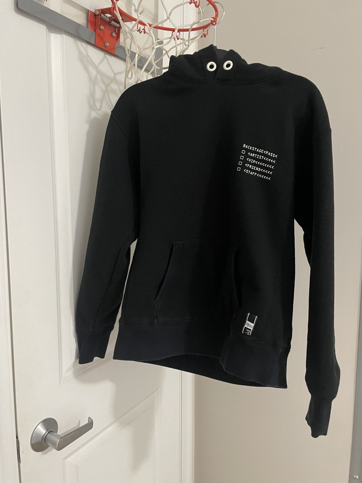 image of Moncler X Fragment - Backstage Hoodie in Black, Men's (Size Small)