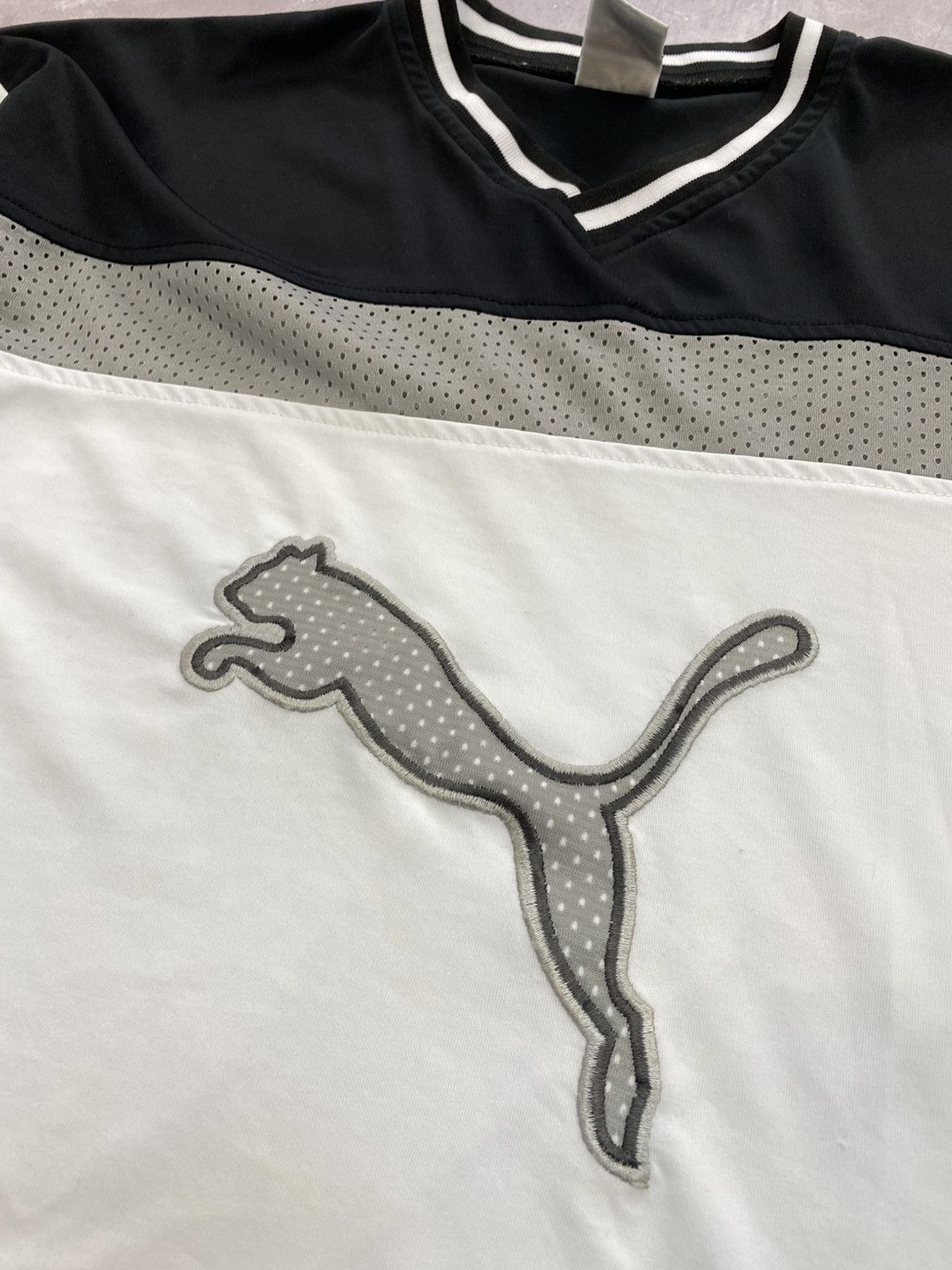 Puma Vintage Puma Big Logo Rap Jersey Tee Size US XL / EU 56 / 4 - 4 Thumbnail