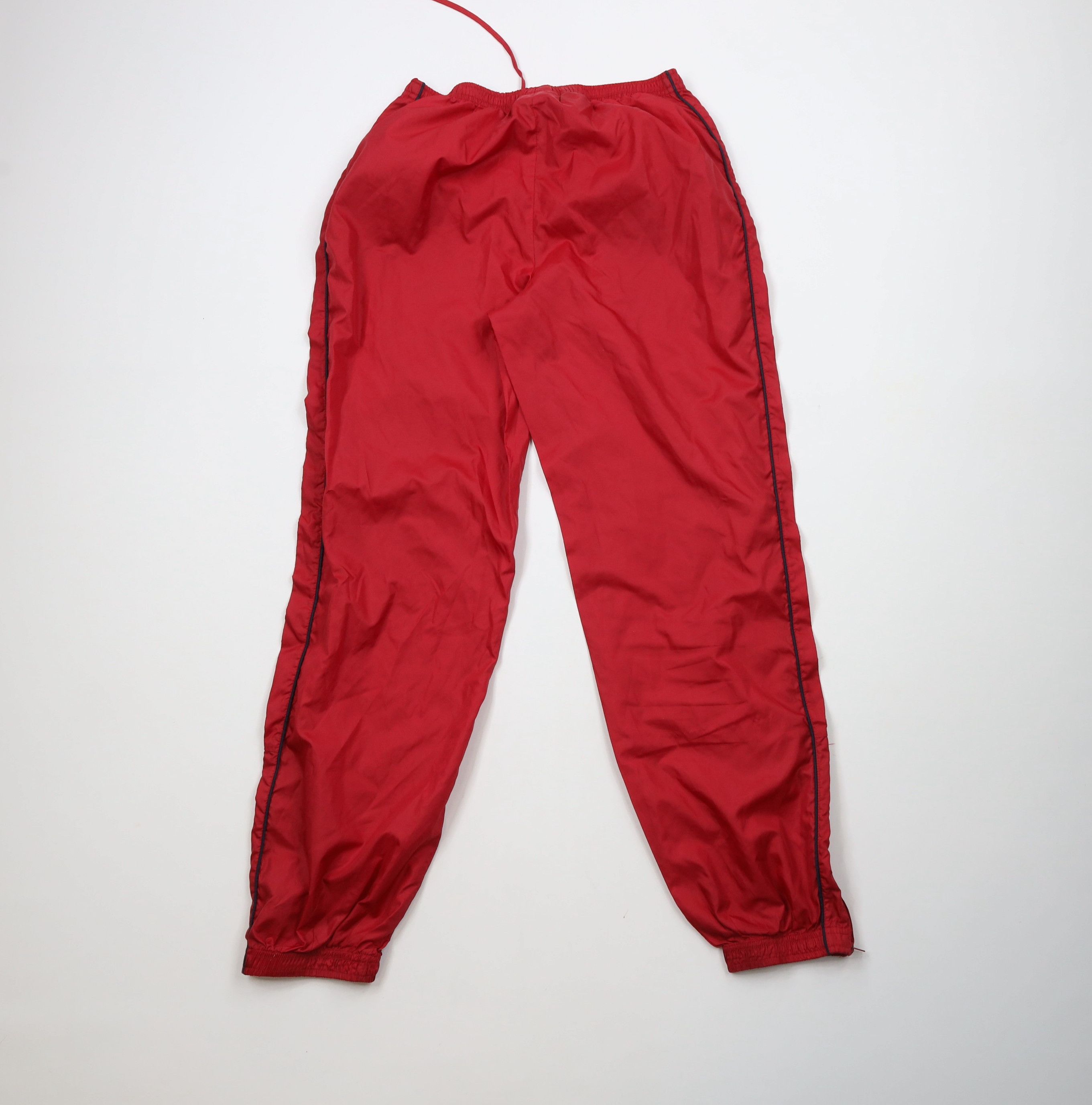 Ralph Lauren × Vintage Vintage 90s Ralph Lauren Box Logo Cuffed Joggers Pants Red Size 26" / US 2 / IT 38 - 11 Thumbnail