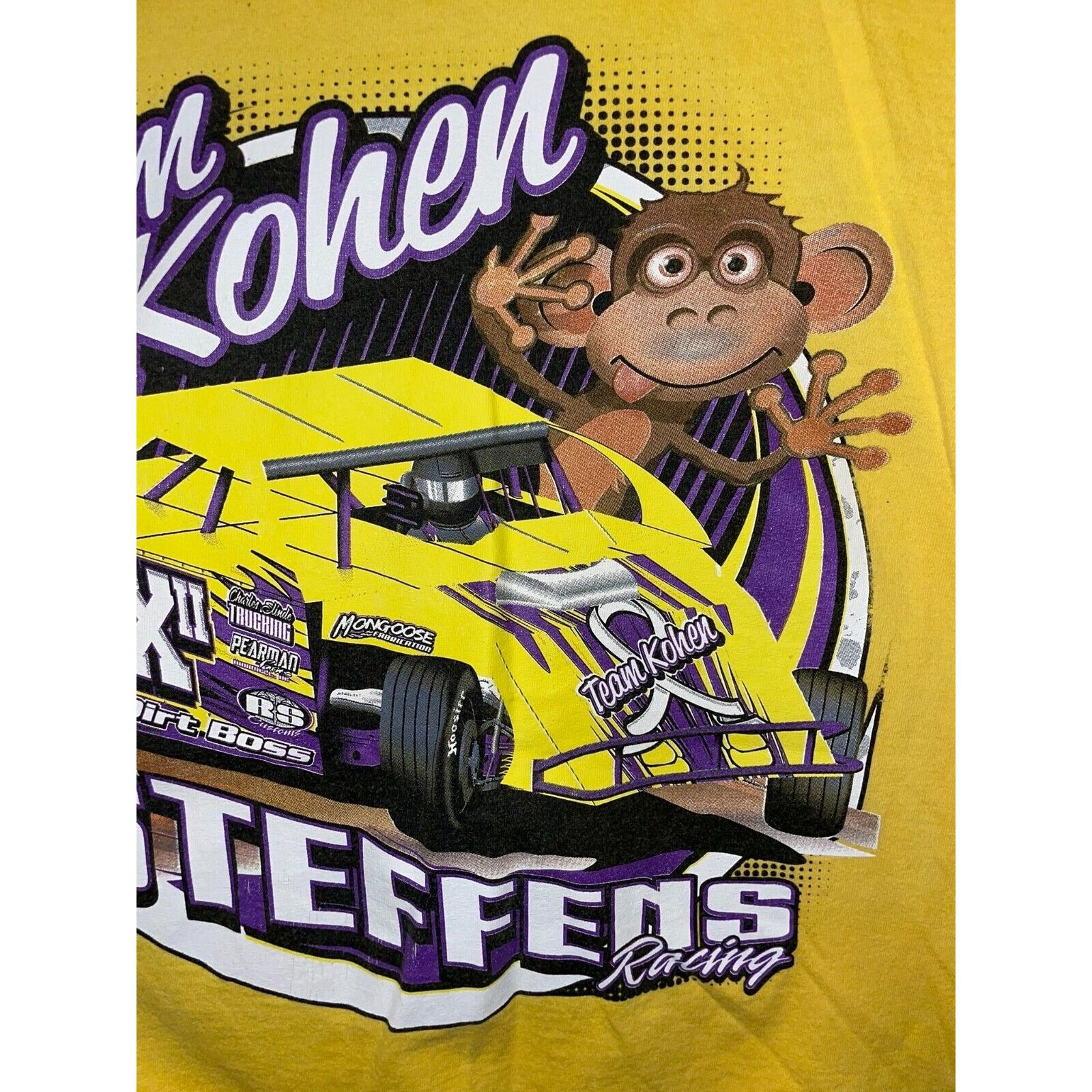 Gildan Vintage Car Race Shirt Gildan Team Kohen Jay Steffens Tee XL Size US XL / EU 56 / 4 - 3 Thumbnail