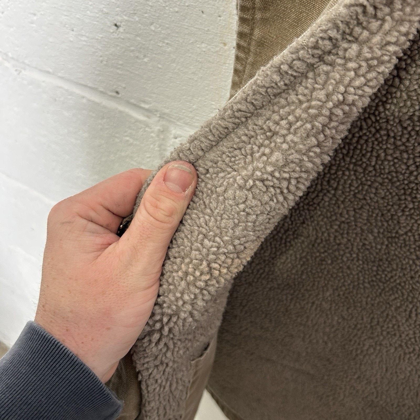 Carhartt Vintage Carhartt Sherpa-Lined Canvas Vest “Camel” V26 CML Size US XL / EU 56 / 4 - 7 Thumbnail