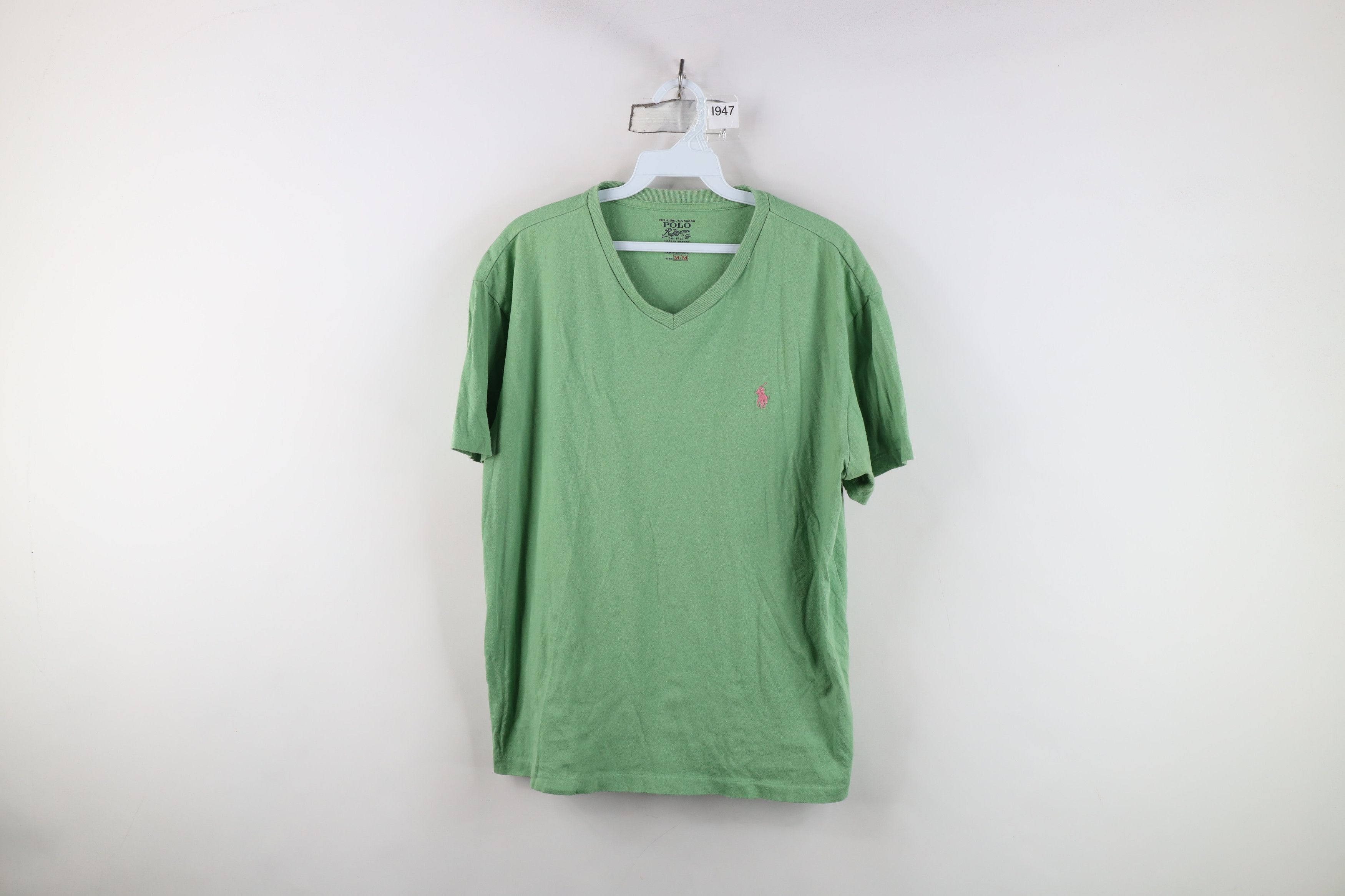 Ralph Lauren Vintage Y2K Ralph Lauren V-Neck Short Sleeve T-Shirt Size US M / EU 48-50 / 2 - 1 Thumbnail