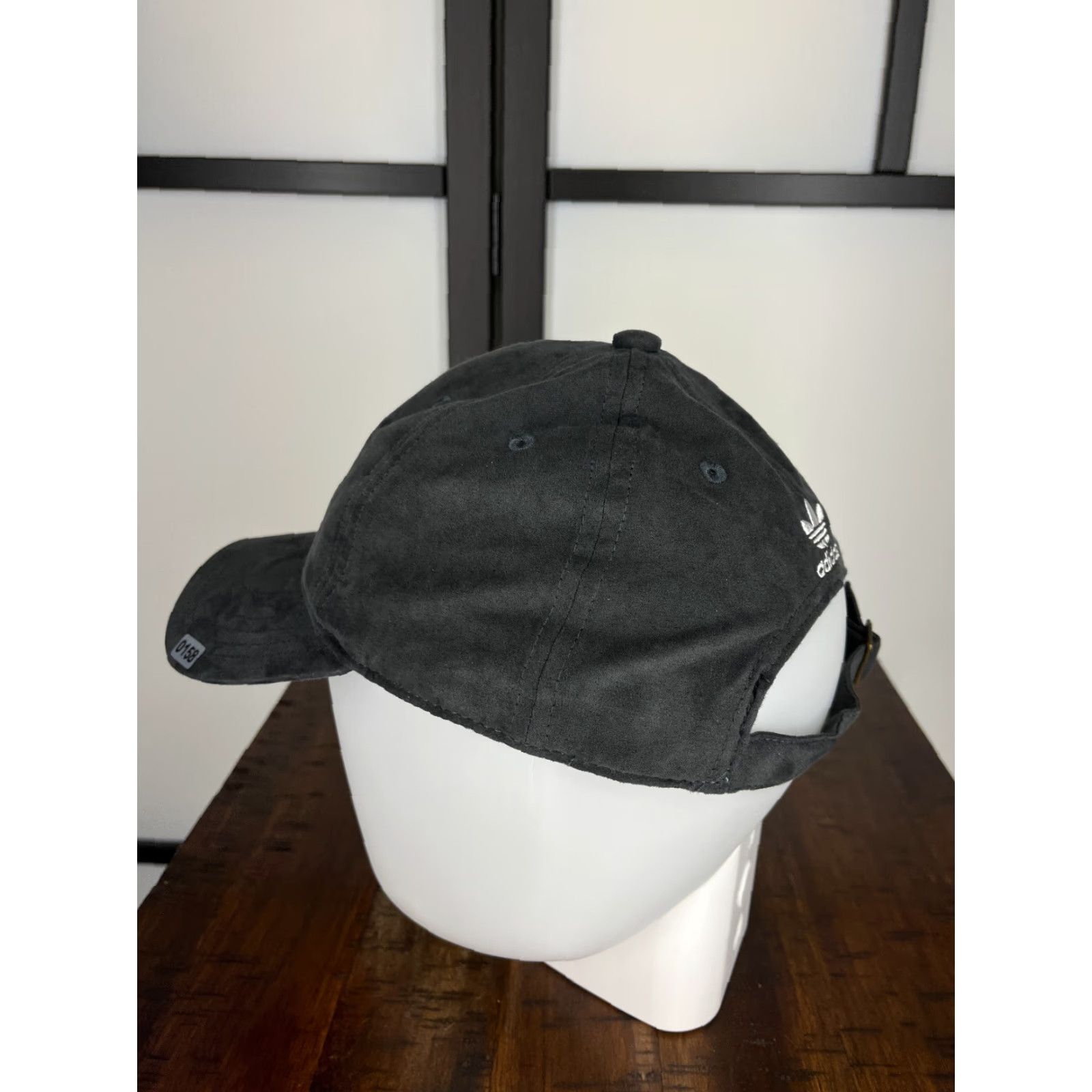 Adidas adidas Hat Cap Strap Back Womens One Size Gray Polyester Cotton Blend 3 Stripes Baseball Cap - Women - One Size - Gray - Cotton Polyester - 3 Stripes Size ONE SIZE - 5 Thumbnail
