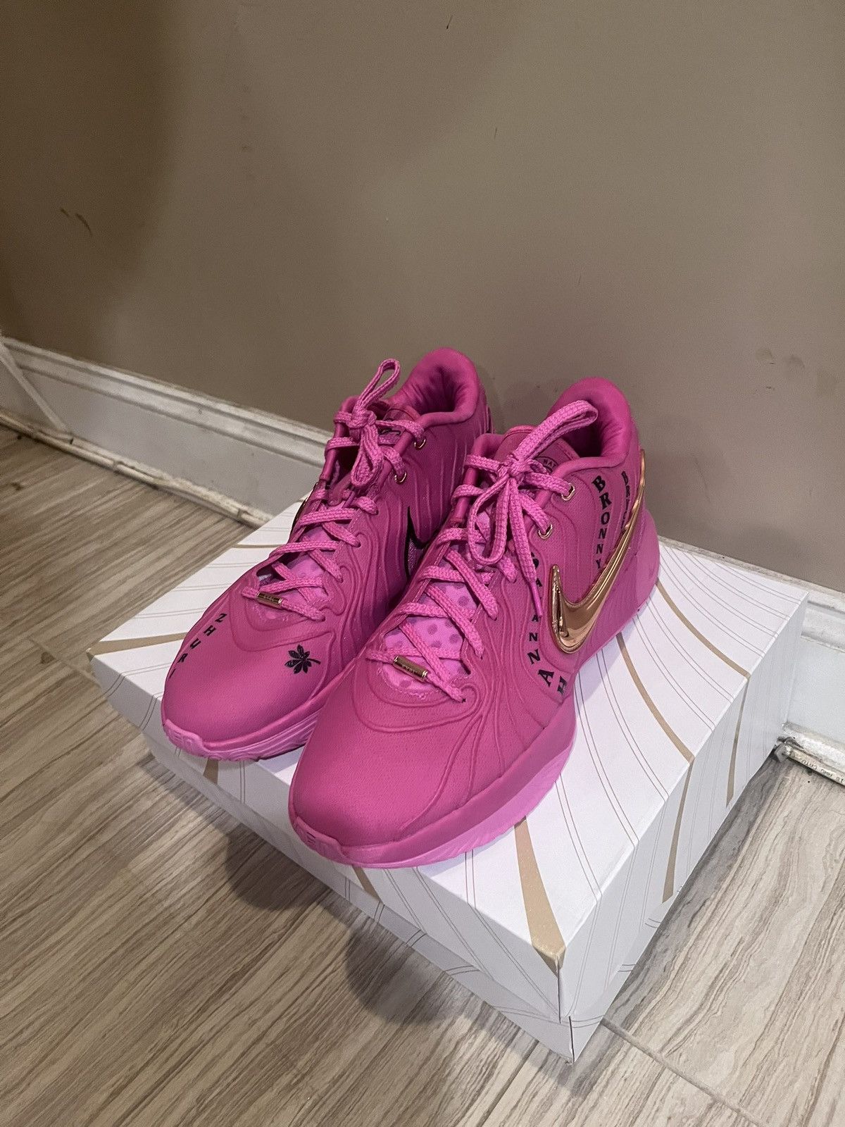 Nike LeBron 21 'EYBL Peach Jam' Size US 13 / EU 46 - 2 Thumbnail