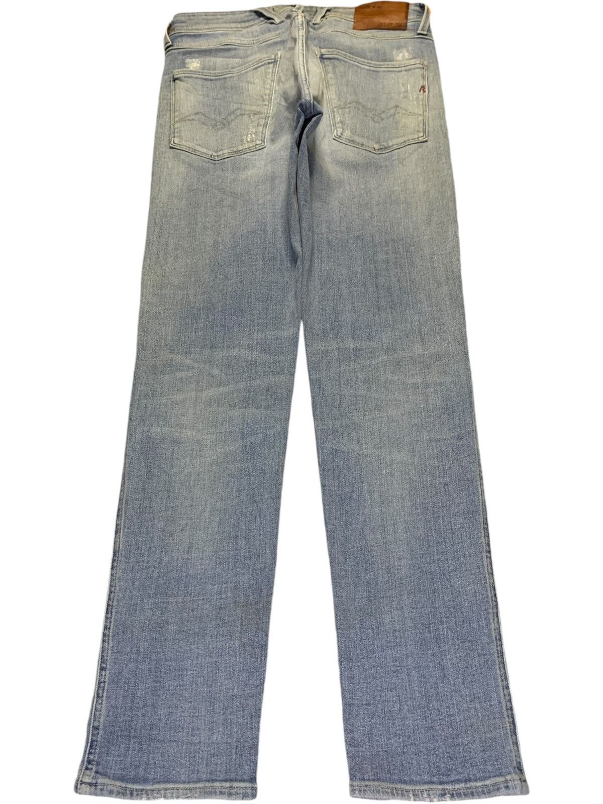 Japanese Brand × Replay Vintage Rattle Trap X Replay Faded Wash Distress Slim Jeans Size US 30 / EU 46 - 2 Thumbnail