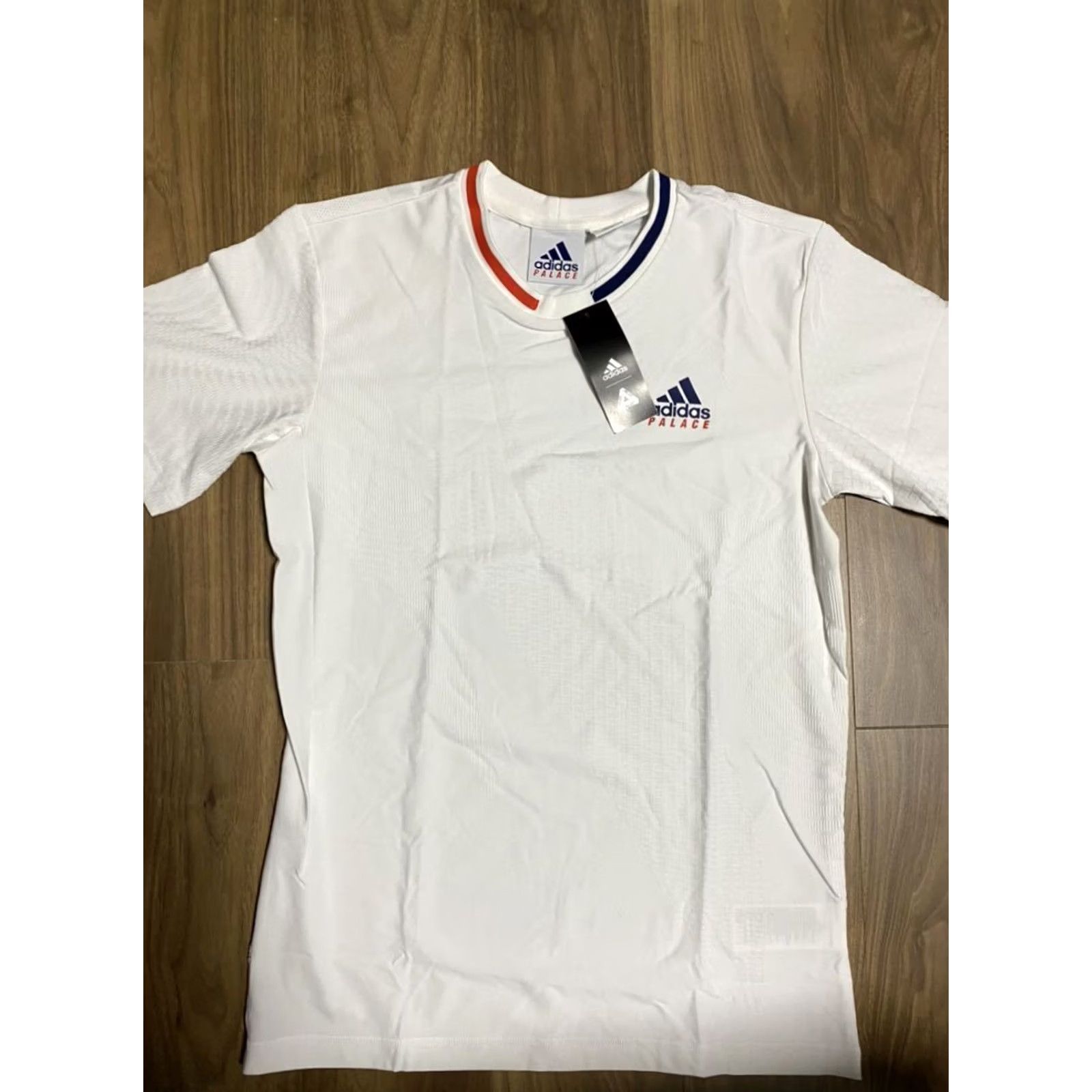 Palace Palace adidas logo print crew neck short sleeve t-shirt | Pal ace Skateboards x adidas | Men M White Shirt Size US M / EU 48-50 / 2 - 3 Thumbnail