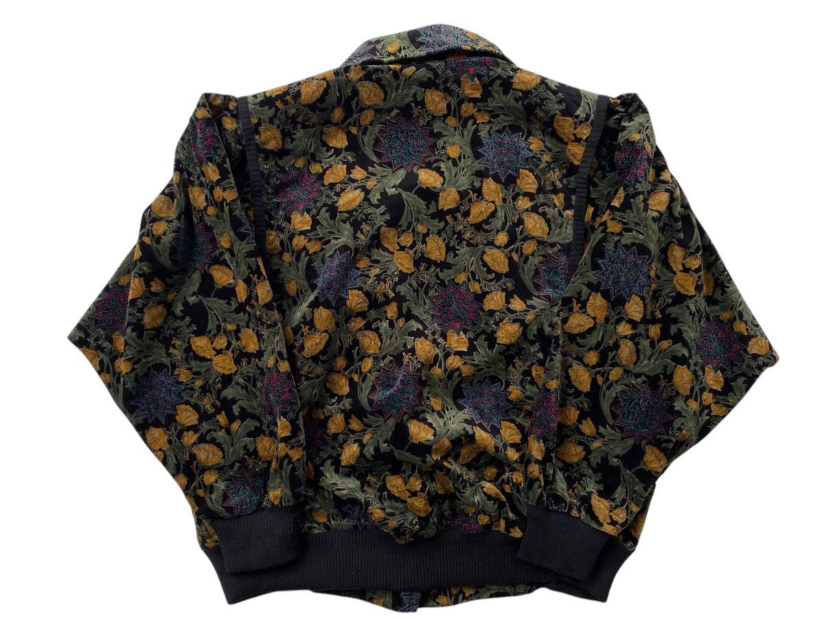 Japanese Brand × Vintage Vtg Velvet Full Printed Flower Japanese Brand Size US M / EU 48-50 / 2 - 2 Thumbnail