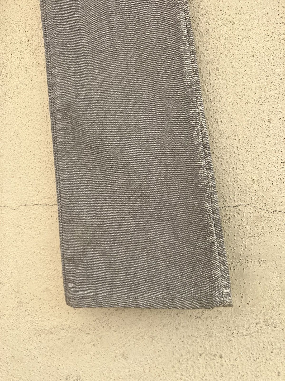 Issey Miyake Vintage Issey Miyake A-Poc Galaxy Grey Denim Flare Jeans Size US 28 / EU 44 - 13 Thumbnail