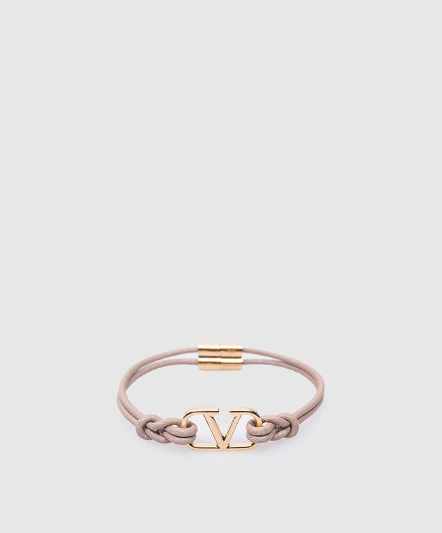 Valentino o1s22i1n0924 Size: S / Leather Vlogo Signature Bracelet Size ONE SIZE - 1 Thumbnail