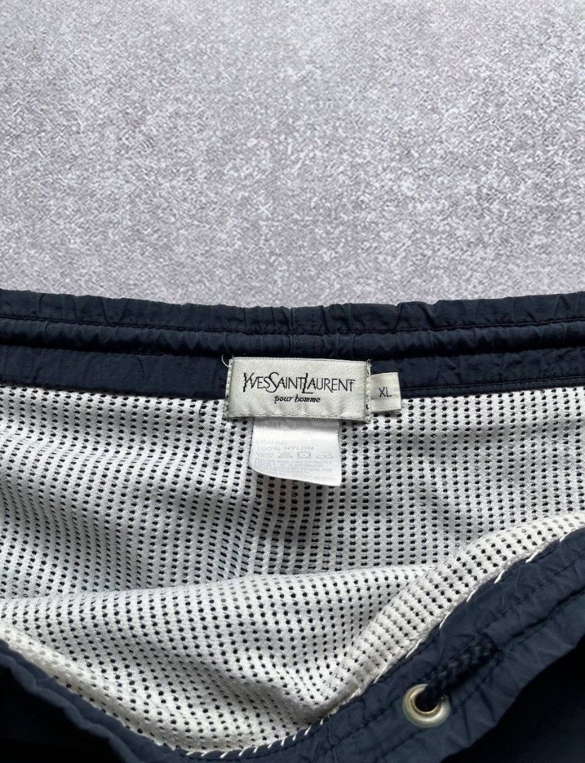 Vintage × Yves Saint Laurent Vintage YSL Yves Saint Laurent Nylon Shorts XL Size US 36 / EU 52 - 4 Thumbnail