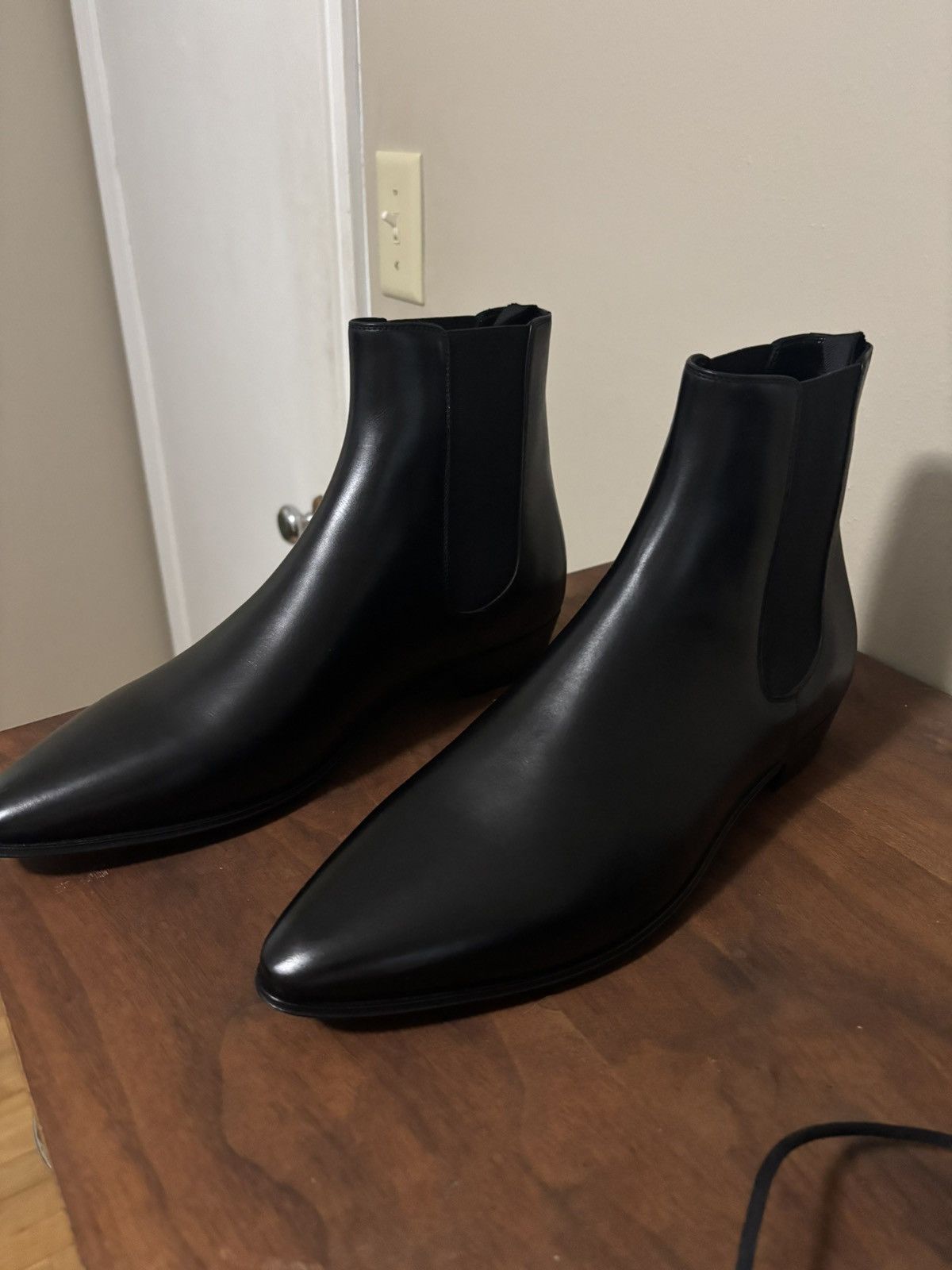 Celine Black Mens Celine Boots Size US 12 / EU 45 - 1 Preview
