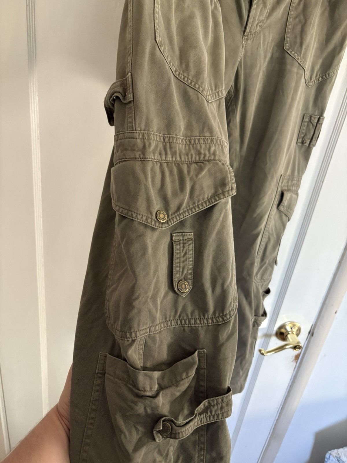 Dolce & Gabbana Dolce and Gabbana Vintage Olive Cargo Pants Size US 34 / EU 50 - 3 Thumbnail