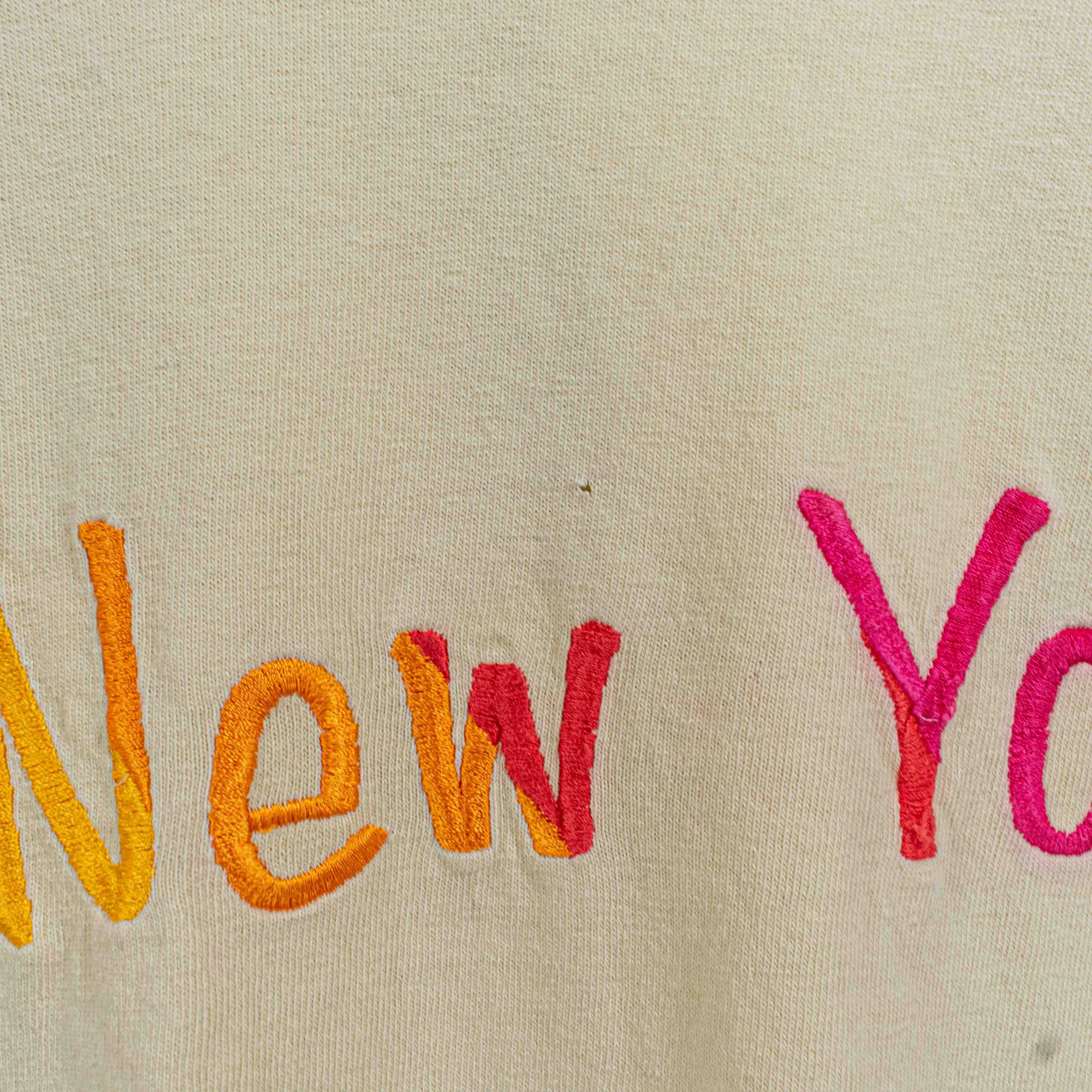 Vintage New York Embroidered Sun Faded T-Shirt Y2K Streetwear Size US L / EU 52-54 / 3 - 16 Thumbnail