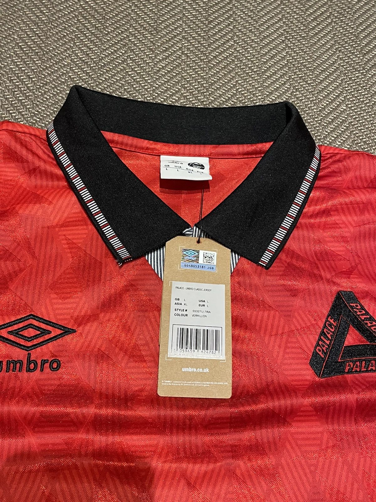 Palace × Umbro Palace X umbro jersey Size US L / EU 52-54 / 3 - 2 Thumbnail