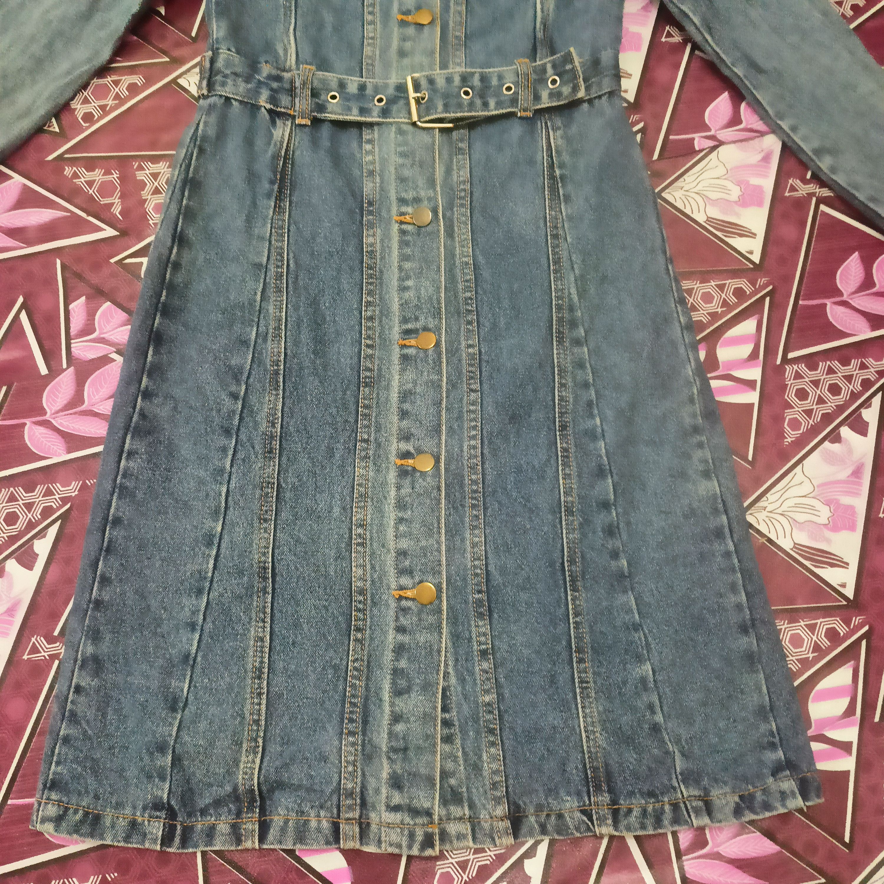 If Six Was Nine Garment Document Denim Long Jacket Button Size S / US 4 / IT 40 - 5 Thumbnail