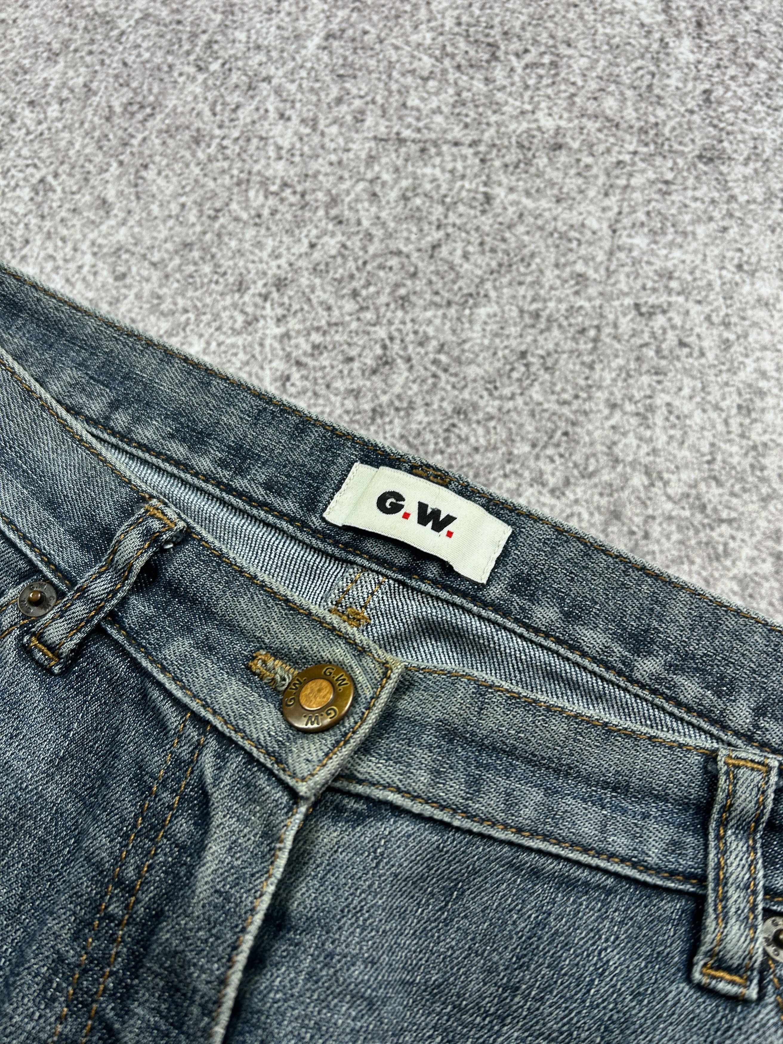 Vintage Streetwear Washed Jeans Kapital Rick Owens Style 90s Y2k Size US 30 / EU 46 - 7 Thumbnail