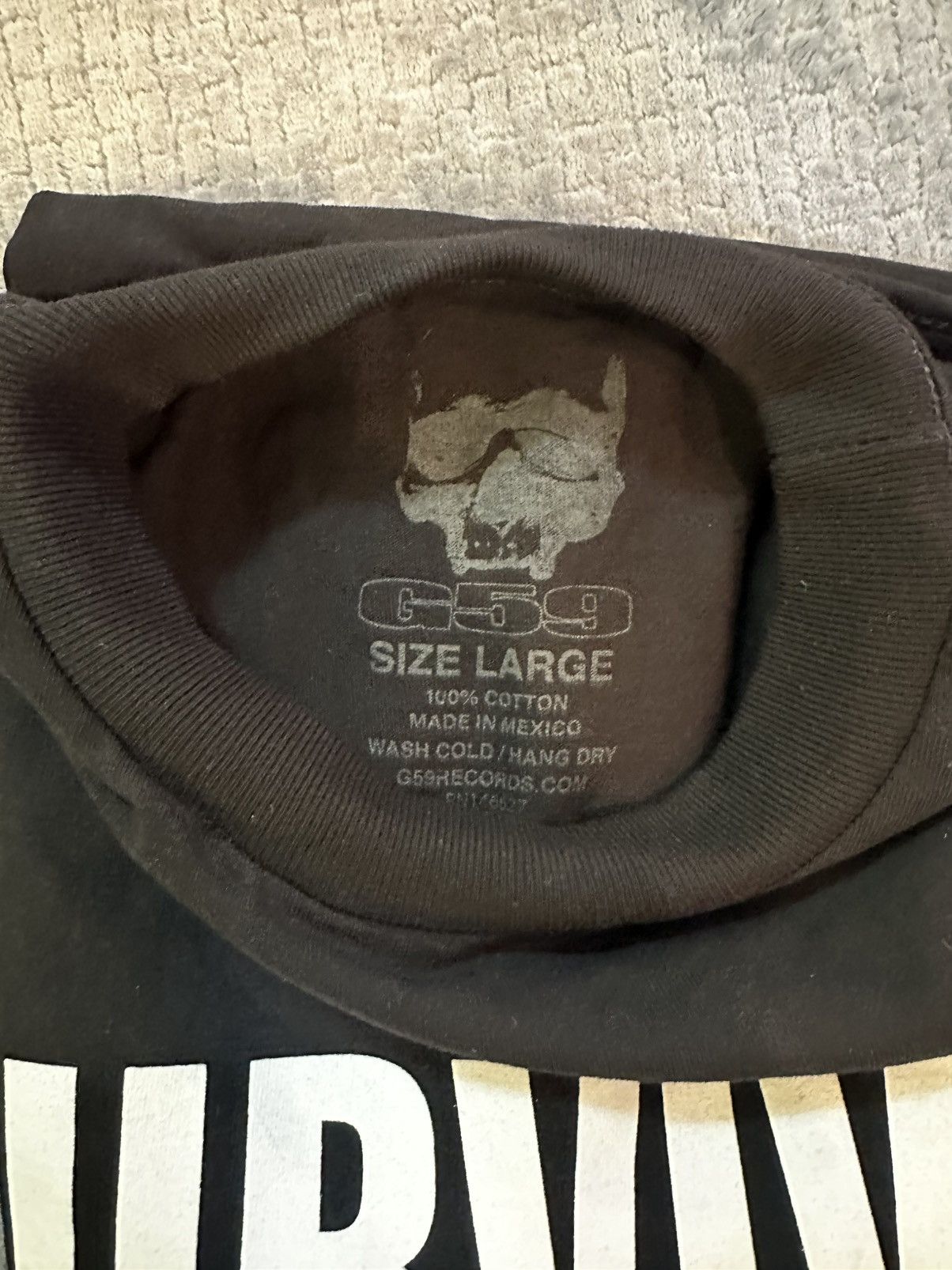 G59 Records G59 SURVIVED 2023 SHIRT Size US L / EU 52-54 / 3 - 3 Thumbnail