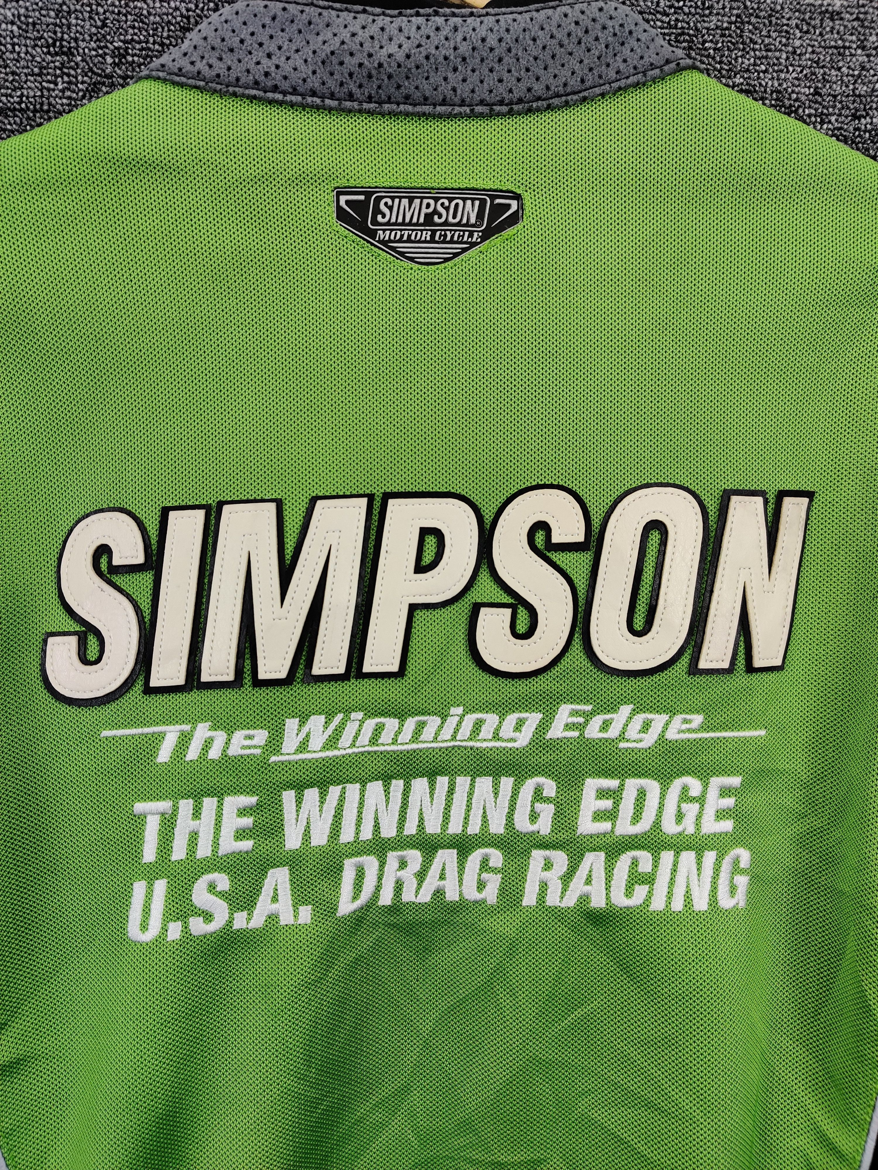Vintage Vintage Simpson Racing Motorcycle Jacket Size US M / EU 48-50 / 2 - 10 Thumbnail