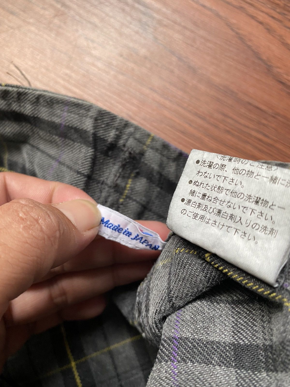Japanese Brand × Vintage Alba Rose Checker Pants Size US 32 / EU 48 - 6 Thumbnail