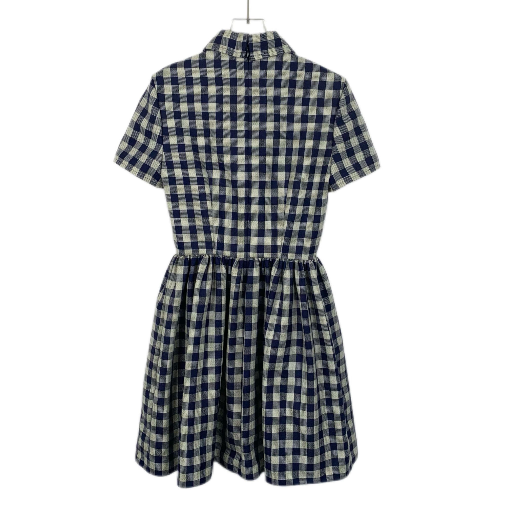 Dior Christian Dior Gingham Checkered Short-Sleeve Dress Size XXS / US 00 / IT 34 - 2 Thumbnail