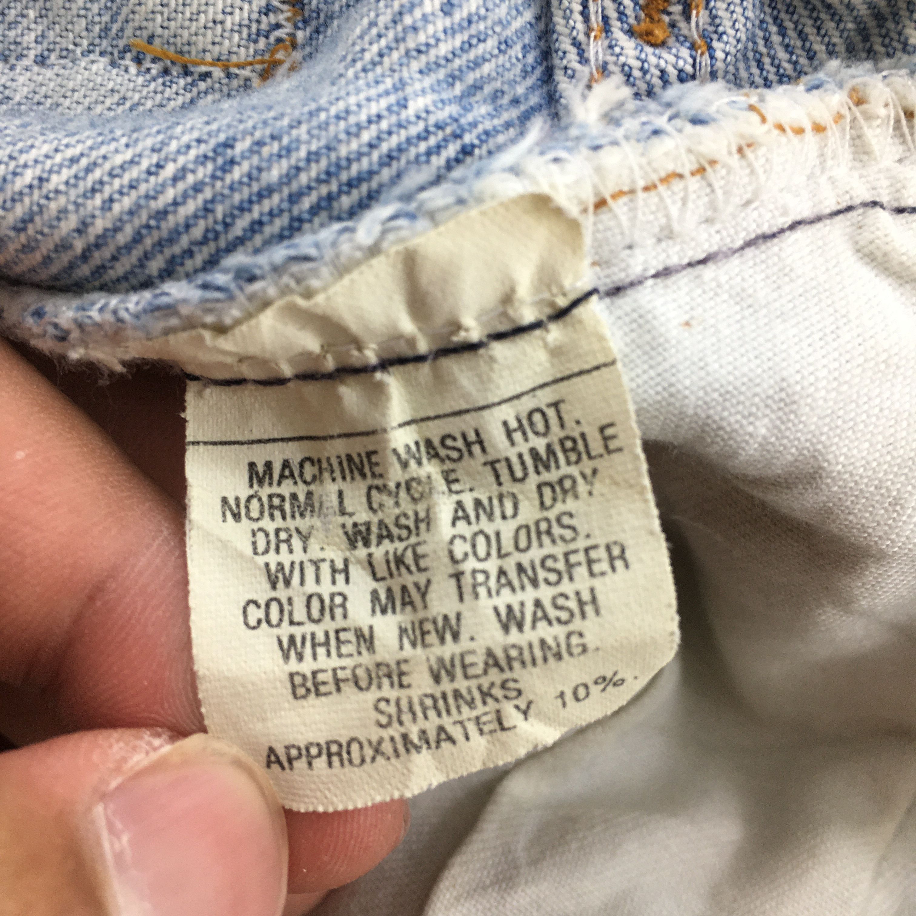 Levi's Size 29x31 Vintage 90s Levi's 501 High Rise Jeans S1893 Size 29" - 14 Thumbnail