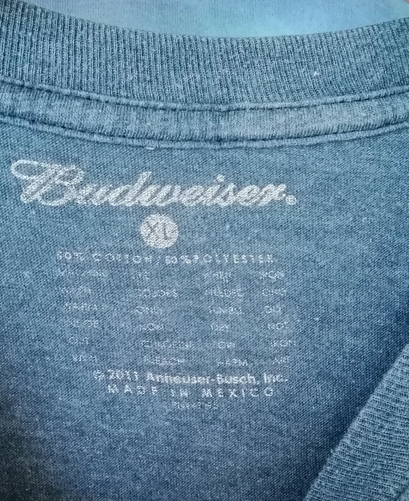 Budweiser Budweiser Blue Art Tees Size US XL / EU 56 / 4 - 3 Thumbnail