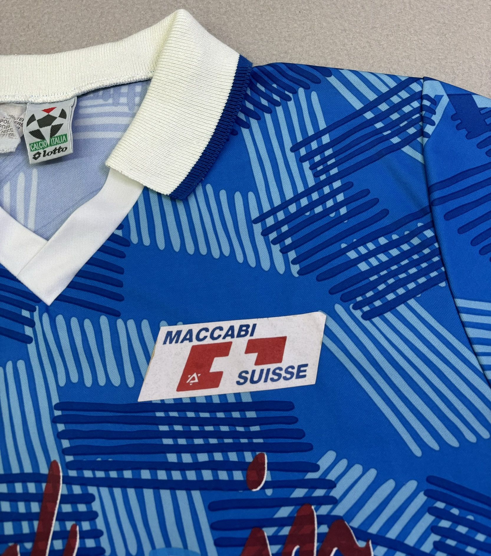 Lotto Sport × Vintage Maccabi Suisse #14 Lotto Vintage Football Jersey Size. M Size US M / EU 48-50 / 2 - 9 Thumbnail