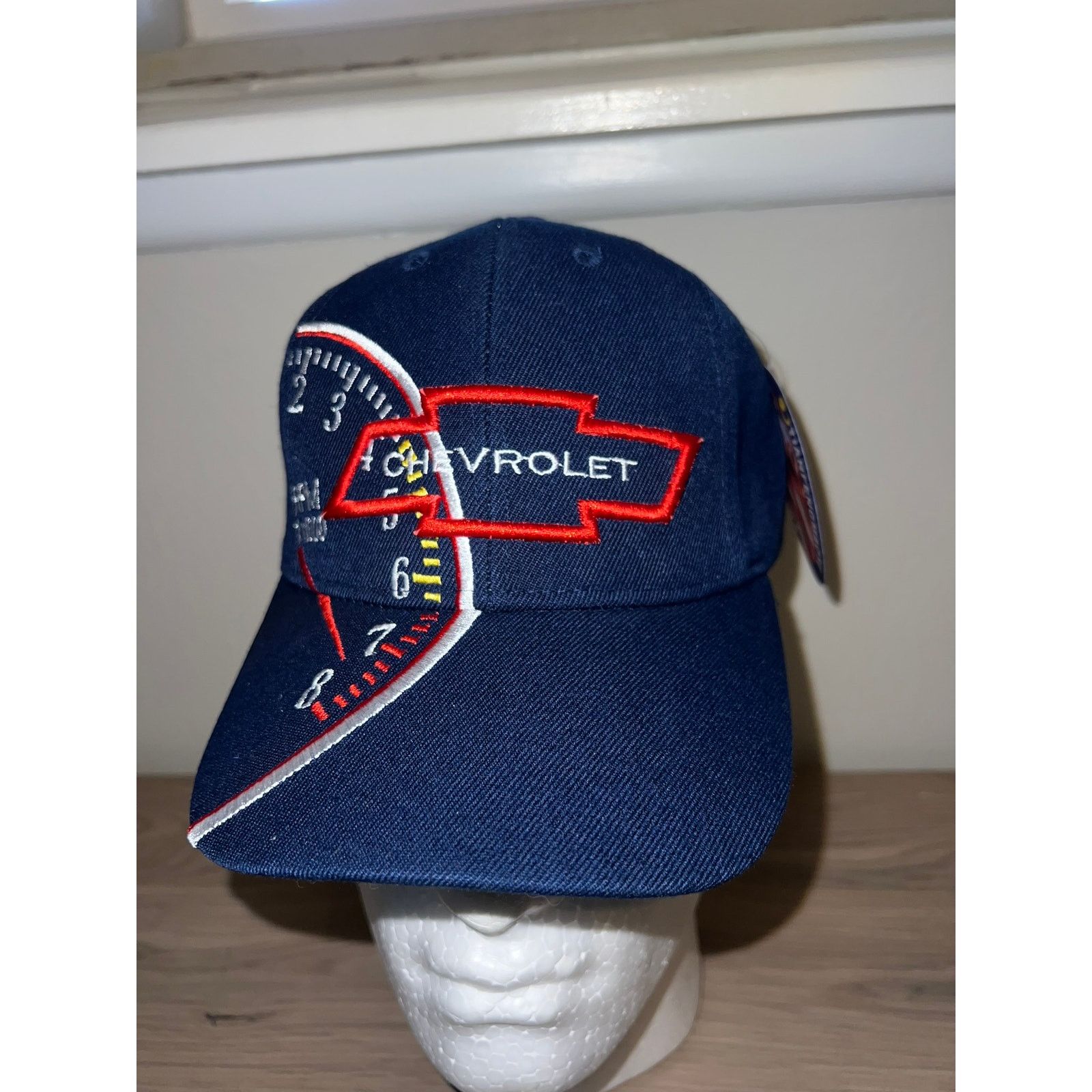 Vintage Y2K NWT Chevrolet Chevy RMP Car Racing Hat Headwear 2000s OS Size ONE SIZE - 3 Thumbnail