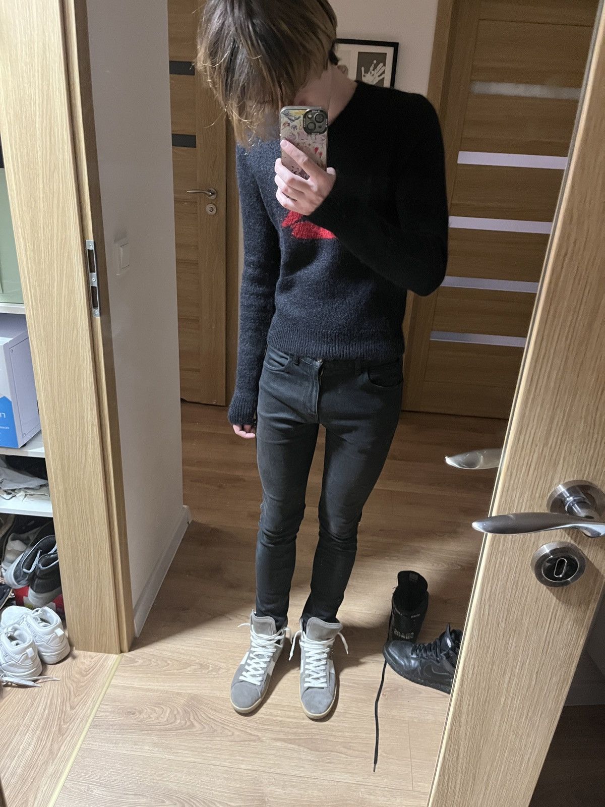 Saint Laurent Paris Saint laurent paris Mohair wool lips sweater luxury Size US S / EU 44-46 / 1 - 7 Thumbnail