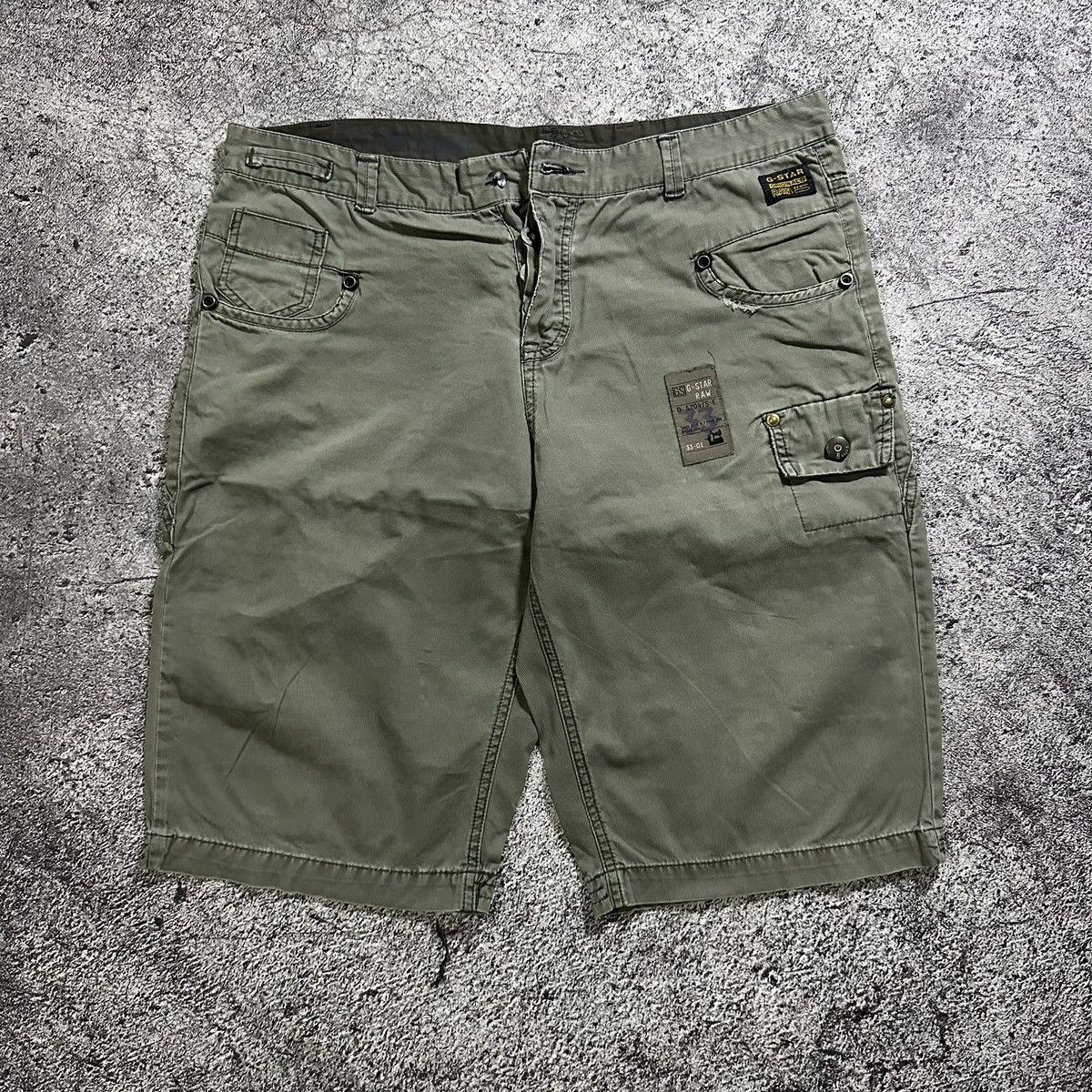 G-Star G-Star Multi Pocket Military Jorts Pants Size US 33 - 2 Thumbnail