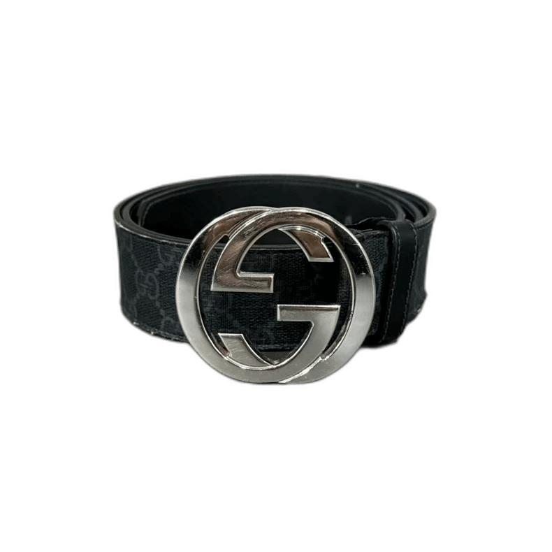 Gucci Gucci Waist Belt with Silver Logo-2506 Size ONE SIZE - 1 Thumbnail