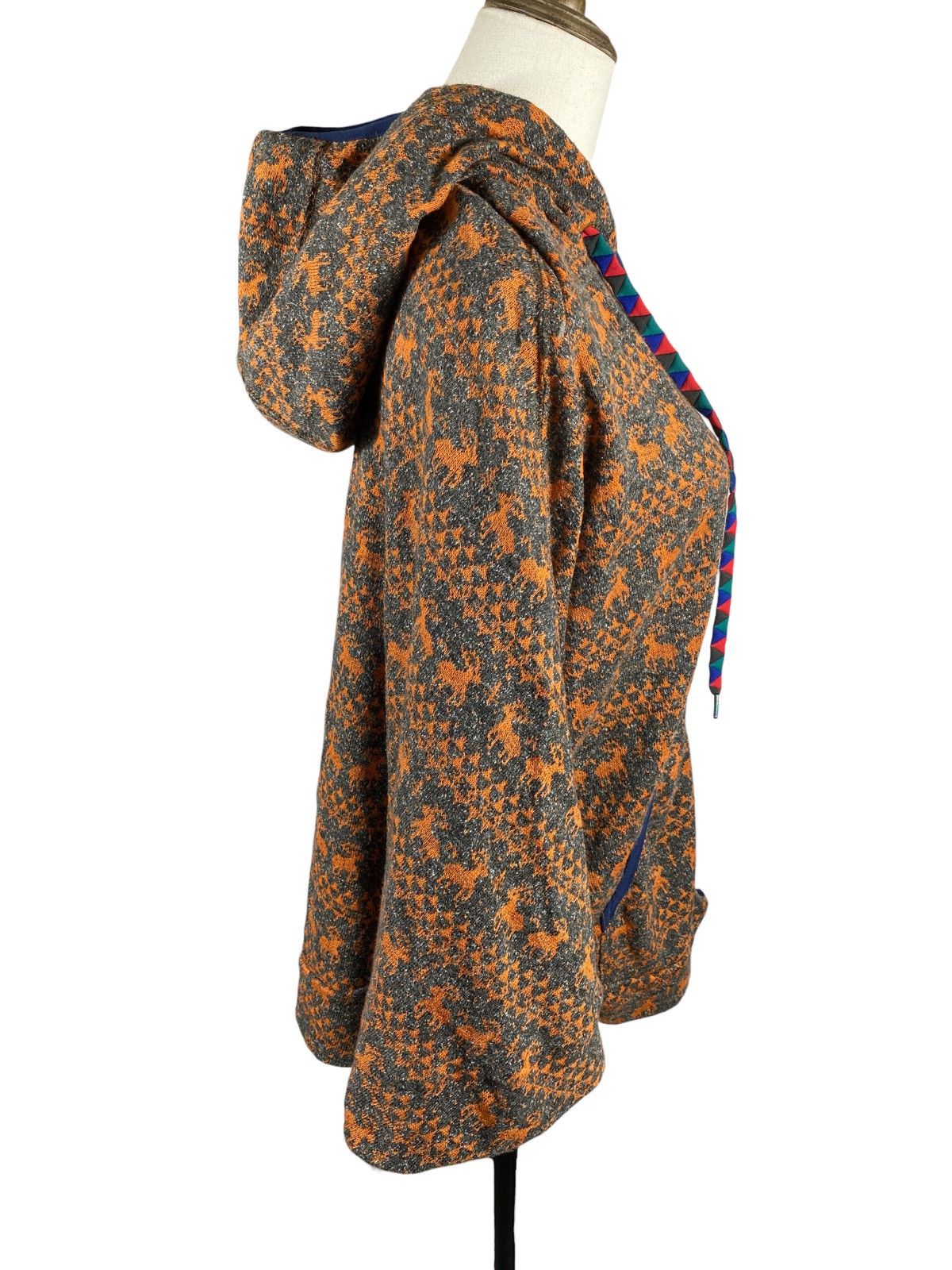 mercibeaucoup Mercibeaucoup, Japan Designer Jealou-Sika Deer Knit Poncho Size L / US 10 / IT 46 - 8 Thumbnail