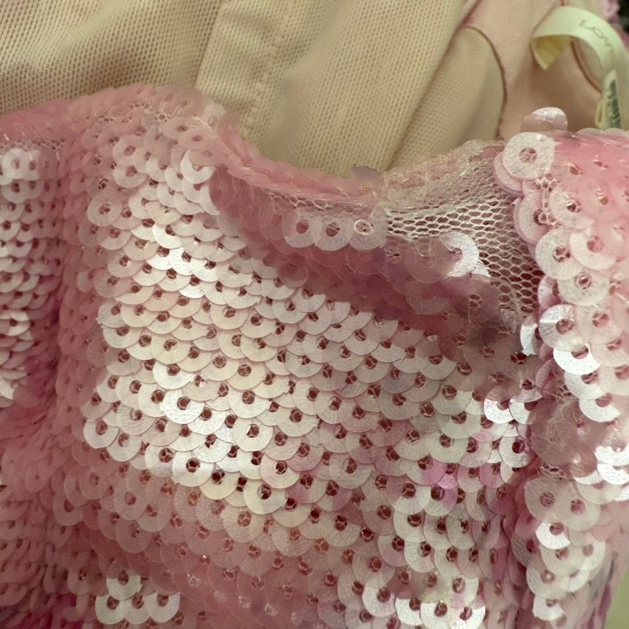 LoveShackFancy LoveShackFancy Stasia Sequin Dress in Pink, Size US 4 Size S / US 4 / IT 40 - 12 Thumbnail