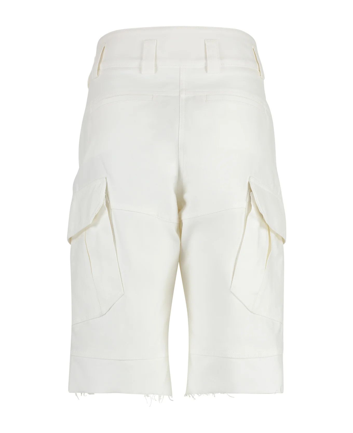 Givenchy o1y0925 Cargo Short in White Size 27" / US 4 / IT 40 - 2 Thumbnail