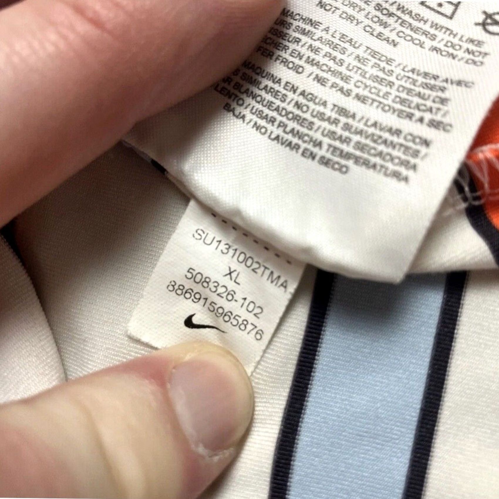 Nike Nike Golf Polo Shirt Mens XL White Striped Short Sleeve Casual Polo Shirt Size US XL / EU 56 / 4 - 7 Thumbnail