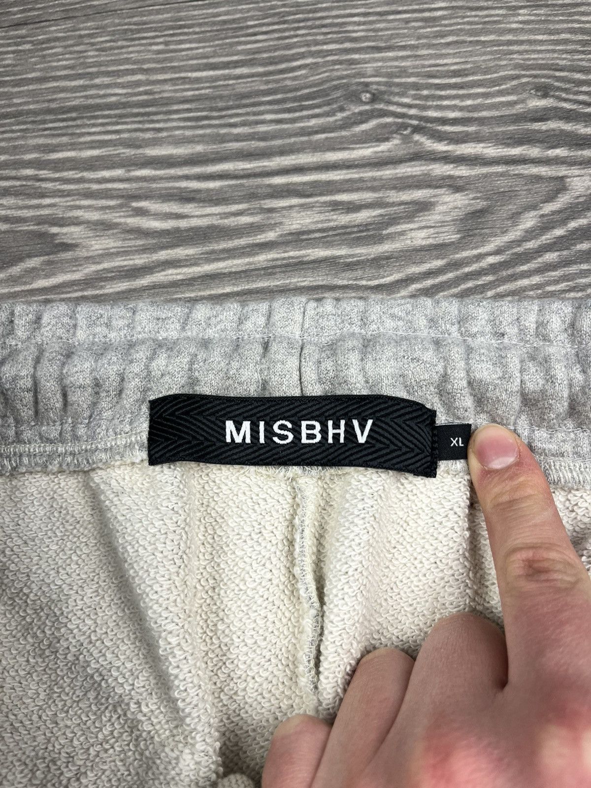 Misbhv MISBHV Big Logo Baggy Grey Sweatpants Pants Y2K like Supreme Size US 34 / EU 50 - 4 Thumbnail