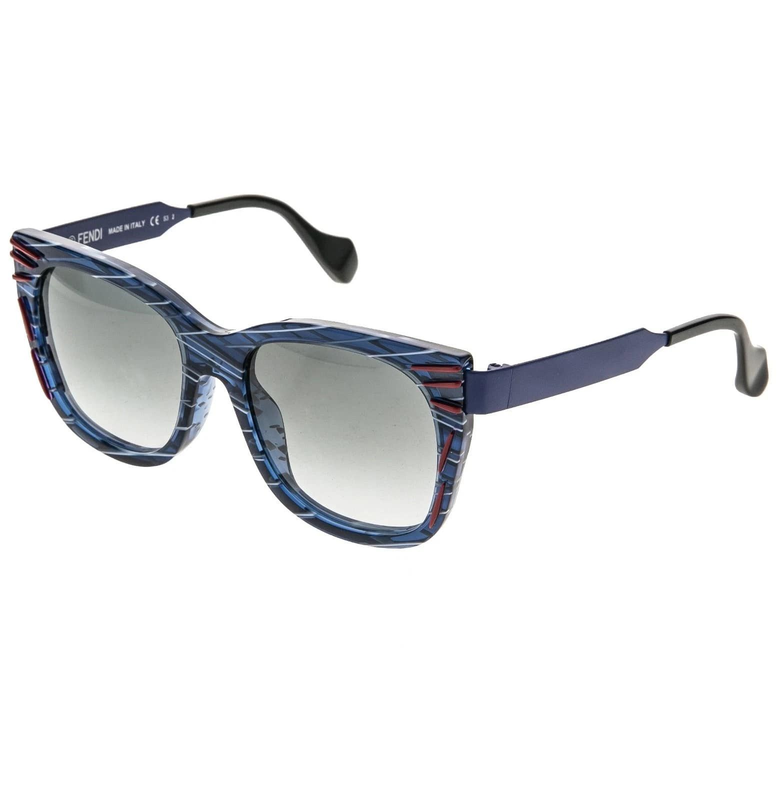 Fendi FENDI FF0180 Thierry Lasry Kinky Blue Red Sunglasses 0180 Size ONE SIZE - 3 Thumbnail