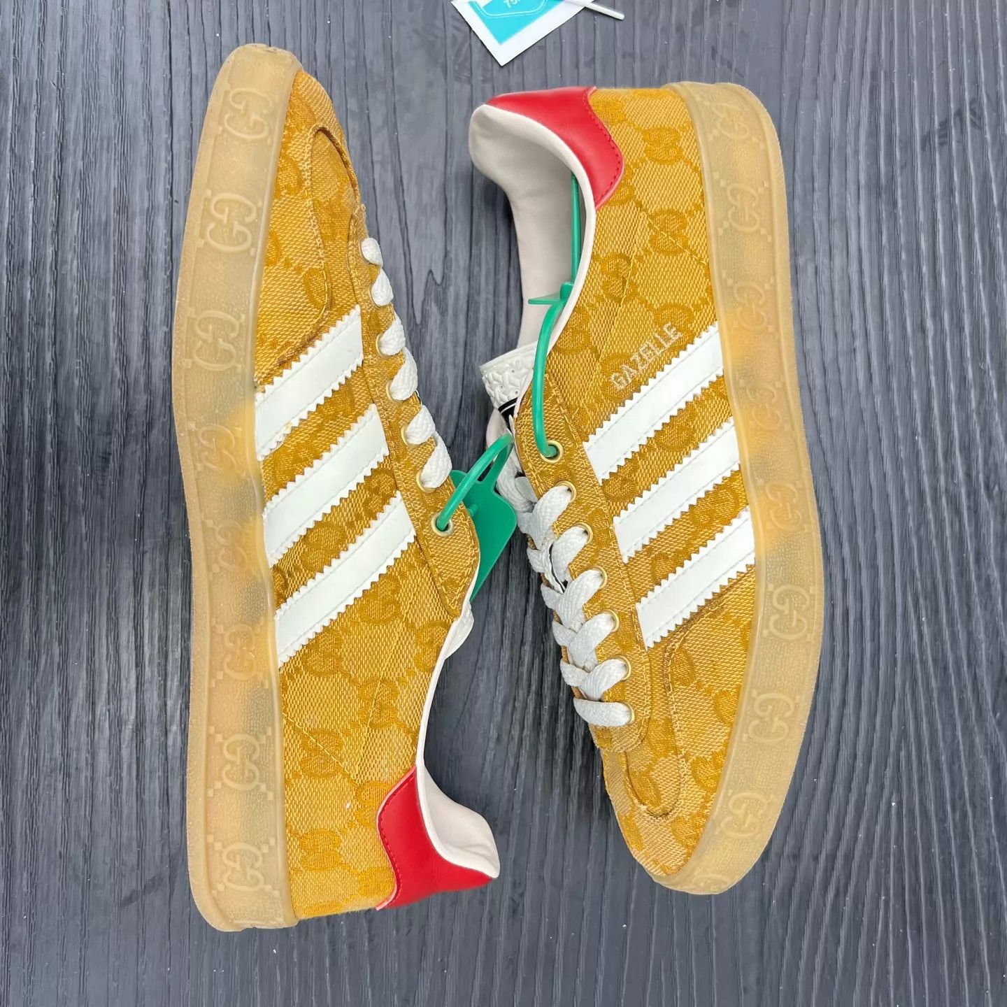Gucci adidas x Gucci allover print sneaker 38.5 cream/brown new Size US 8 / IT 38 - 2 Thumbnail