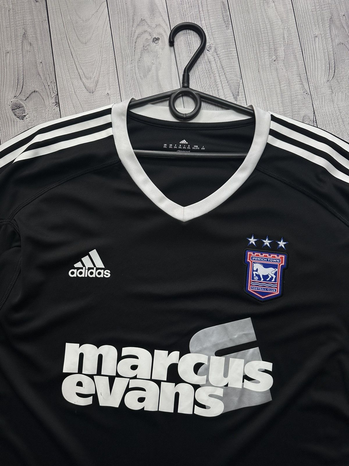 Adidas × Vintage Adidas Soccer jersey goalkeeper Ipswich Town black XXL Size US XXL / EU 58 / 5 - 3 Thumbnail
