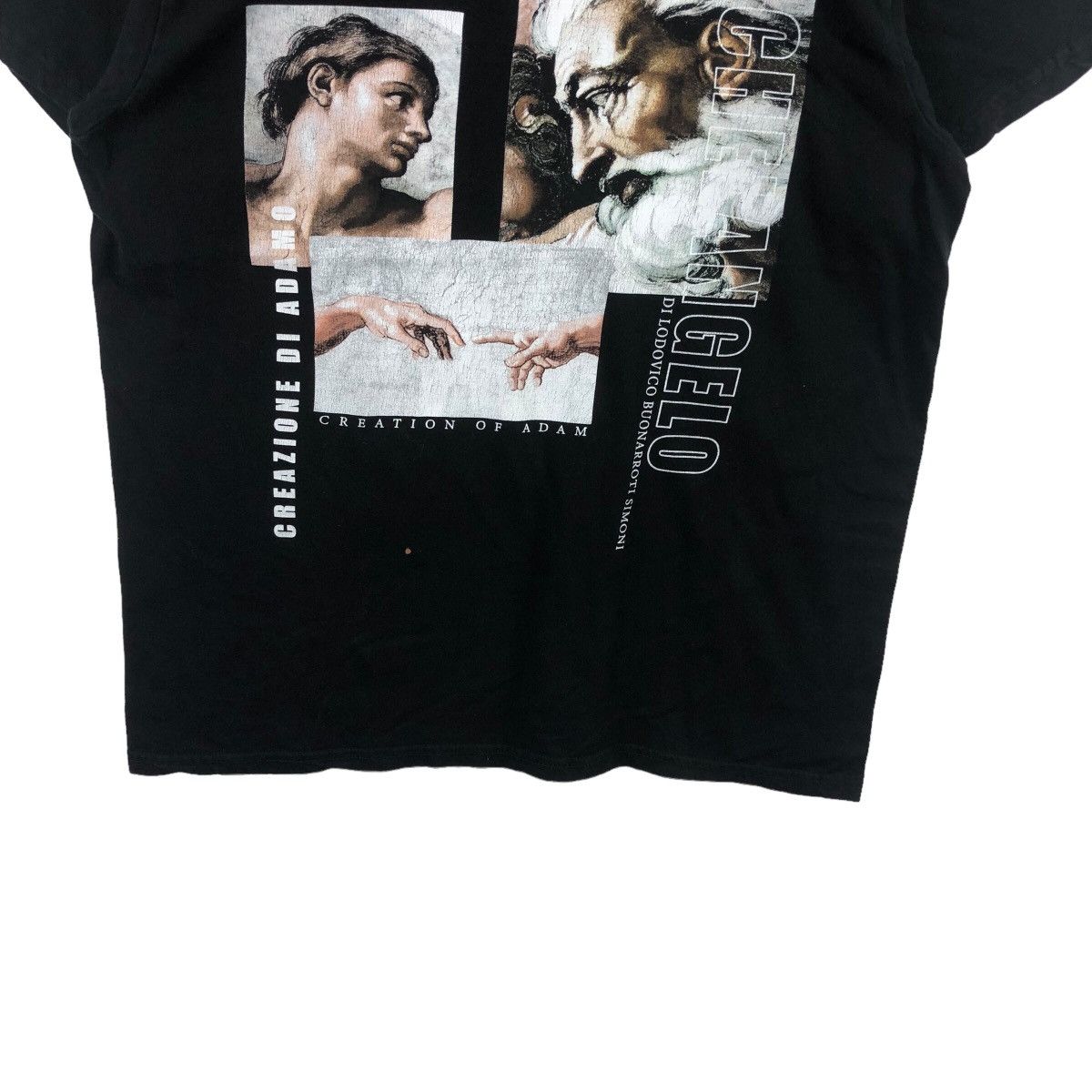 Other Pick!! Michelangelo Creation of Adam Fresco Painting TShirt Size US M / EU 48-50 / 2 - 4 Thumbnail