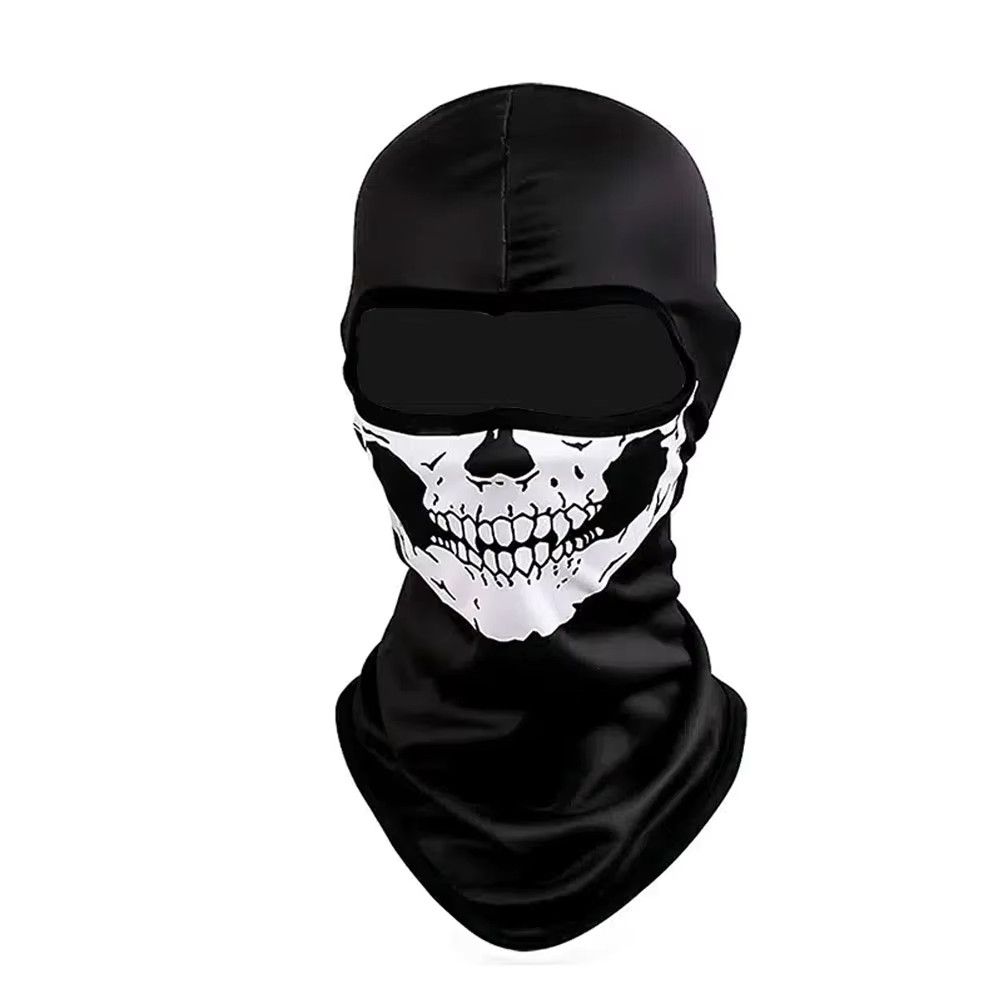 Other Halloween Skull Ghost Full Face Bike Size ONE SIZE - 1 Thumbnail