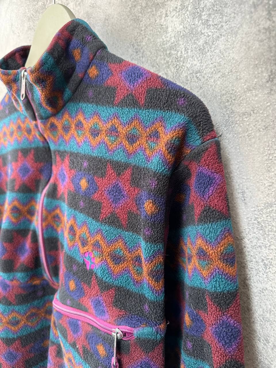Jack Wolfskin × Vintage Jack Wolfskin "For People in Action" Polar Fleece Sweater Size US L / EU 52-54 / 3 - 6 Thumbnail