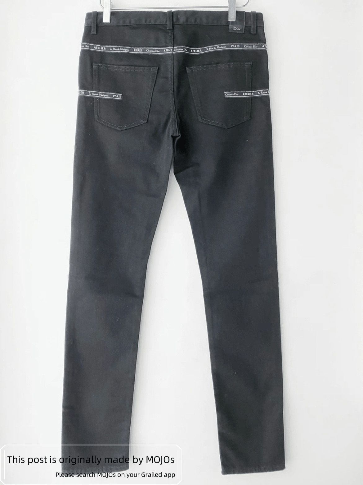Dior Dior Homme Logo Stripe Basic Denim Size US 29 - 1 Thumbnail