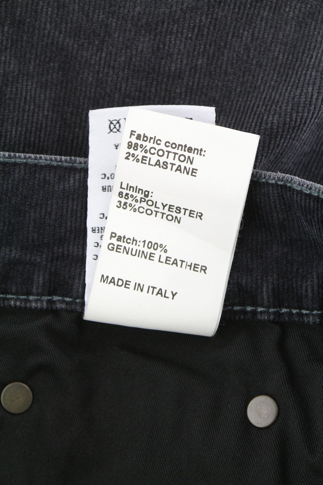 R13 ROMEO 26 Obsidian Stretch Cord Faded Grey FW25 86537 Size 26" / US 2 / IT 38 - 10 Thumbnail